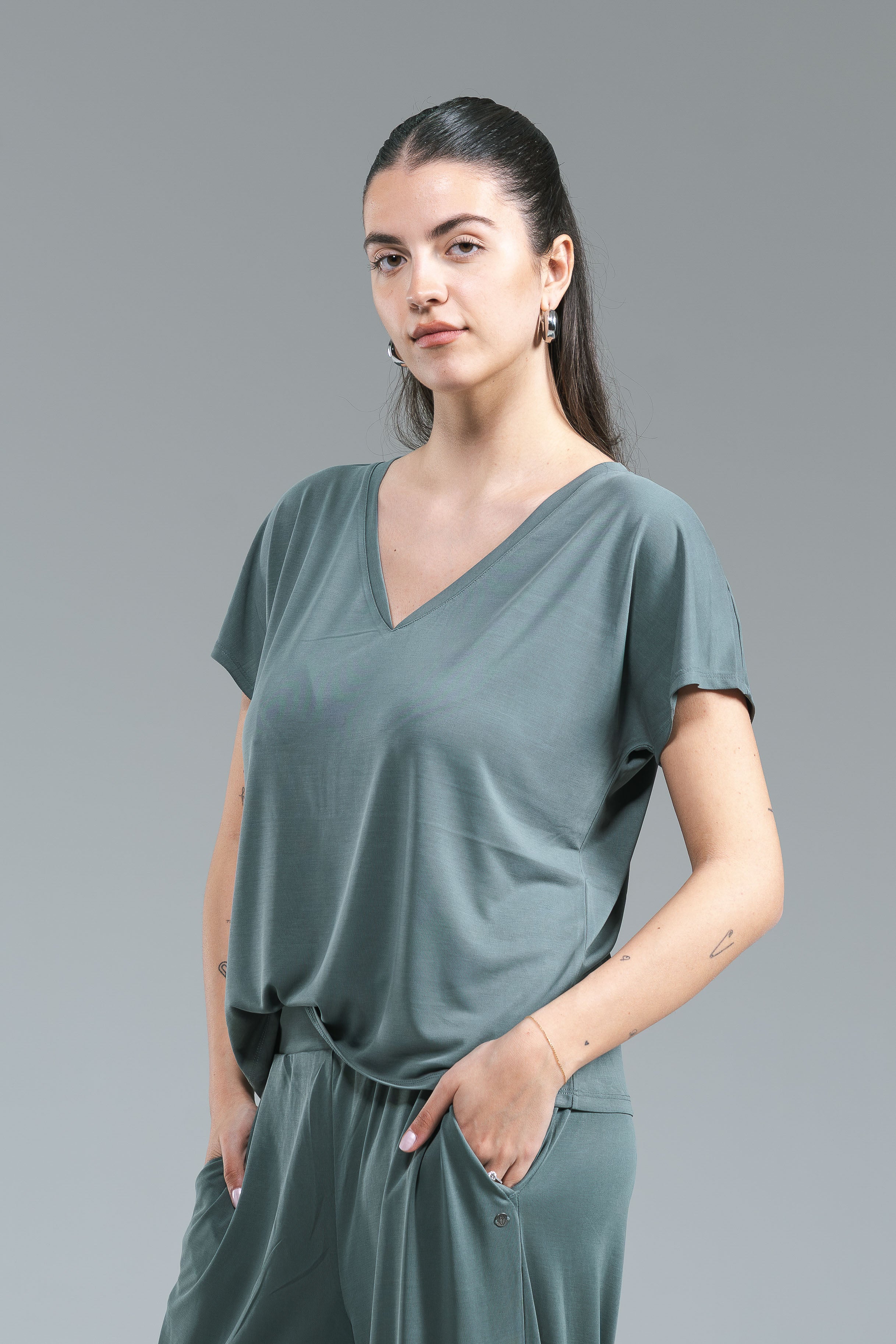 T-shirt Lyocell Surkana Verdone