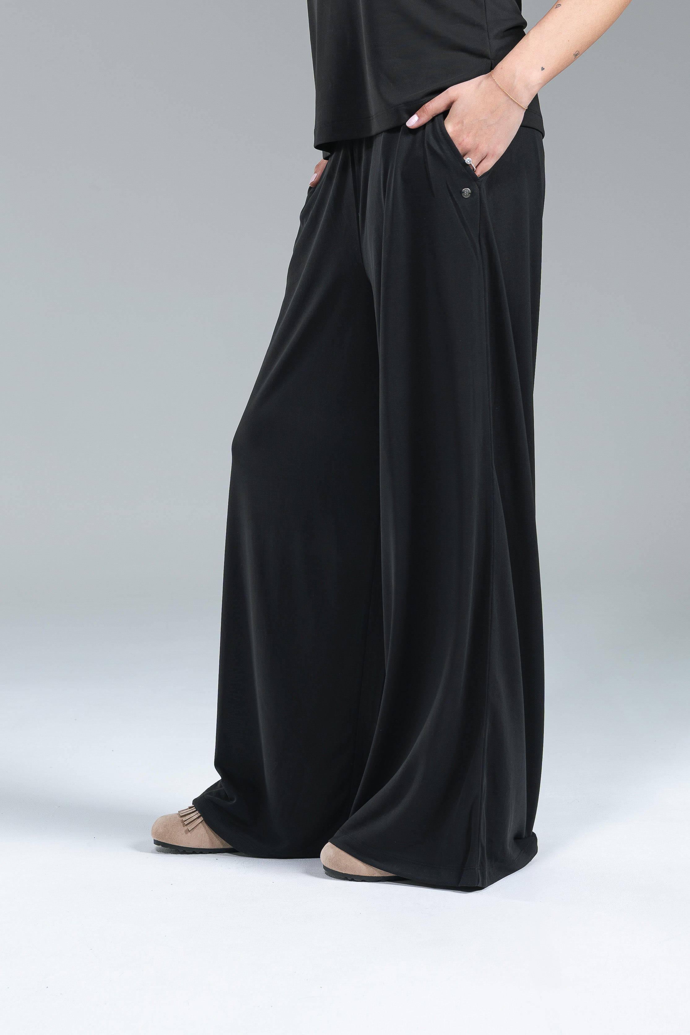 Pantalone Lyocell Surkana Nero