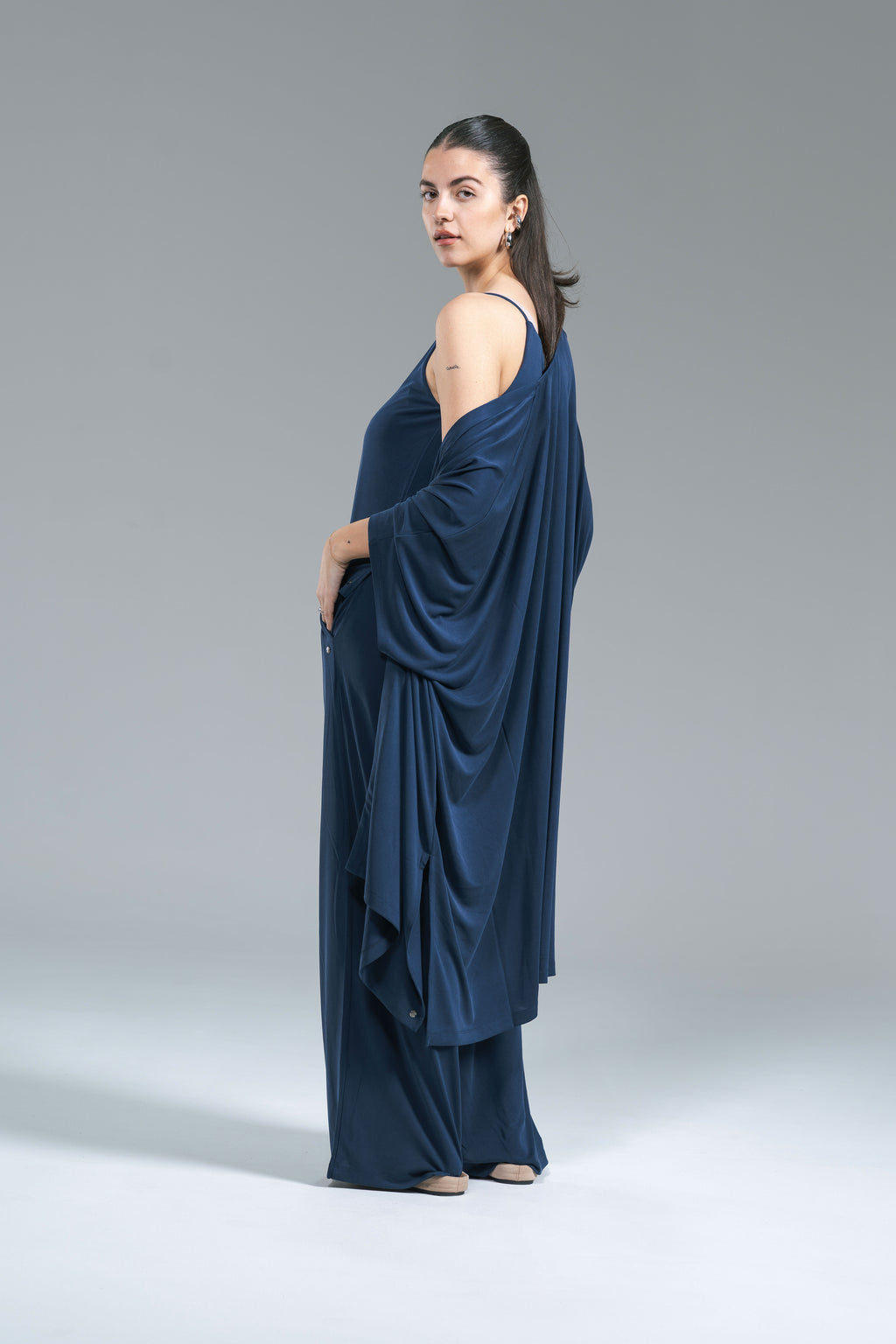 Pantalone Lyocell Surkana Blu