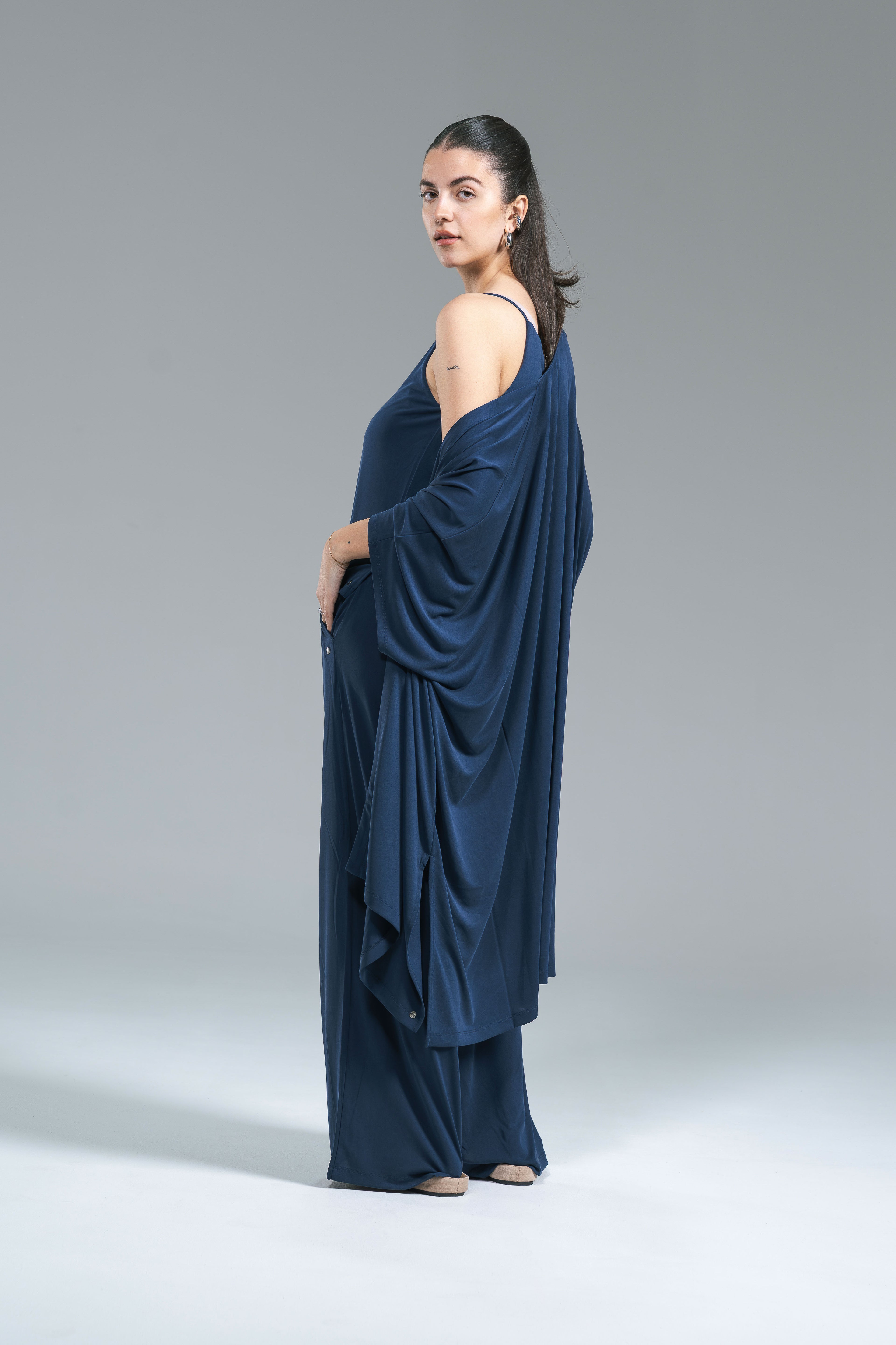 Pantalone Lyocell Surkana Blu