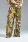 Pantalone Lyocell Surkana Fantasia Foglie