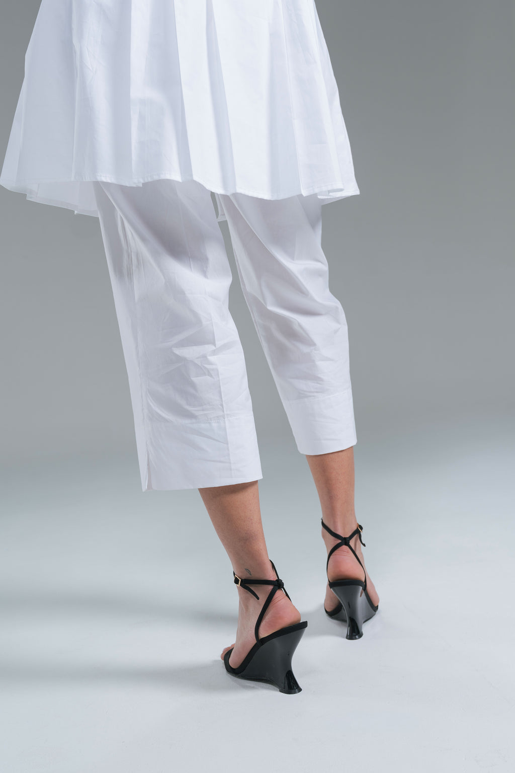 Pantalone Pinocchietto Popeline Kostumn1 Off-White