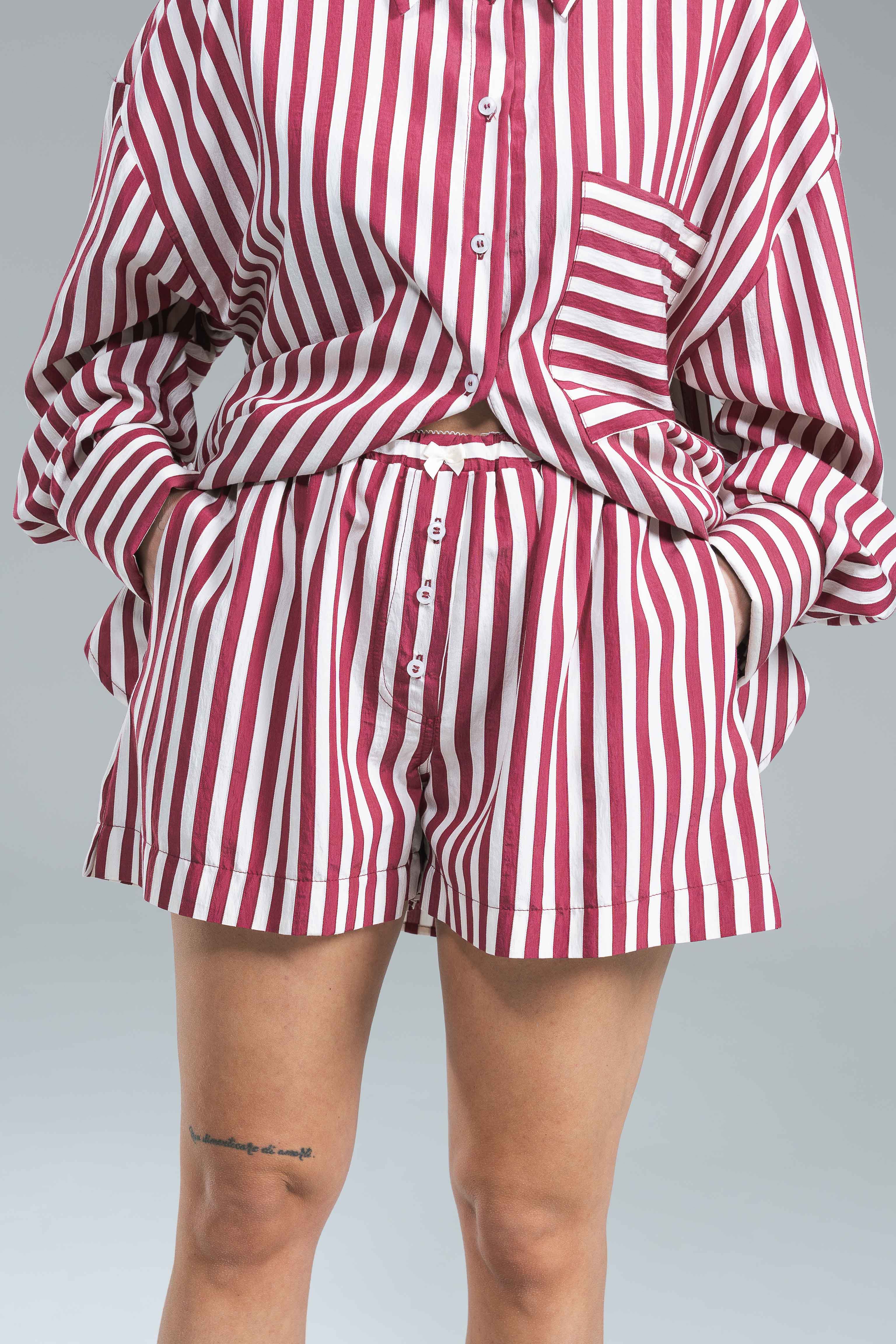 Shorts Righe Oversize Kostumn1