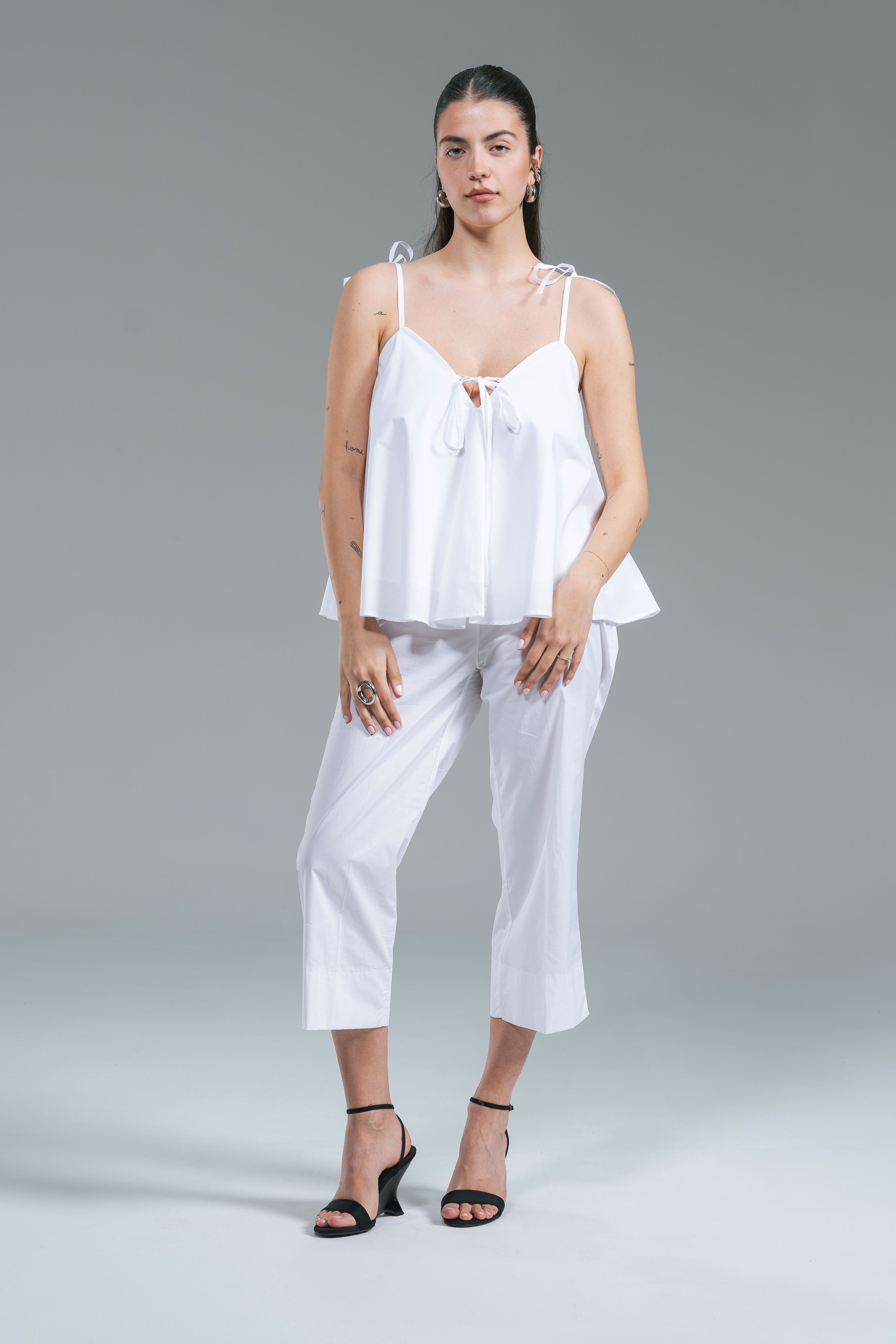 Canotta Popeline Kostumn1 Off-White
