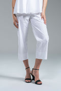 Pantalone Pinocchietto Popeline Kostumn1 Off-White