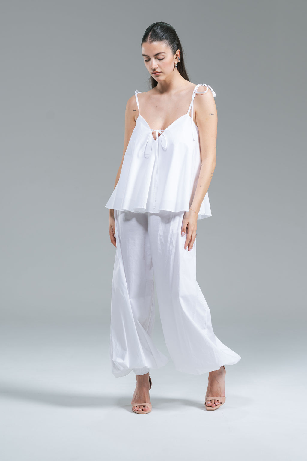 Canotta Popeline Kostumn1 Off-White