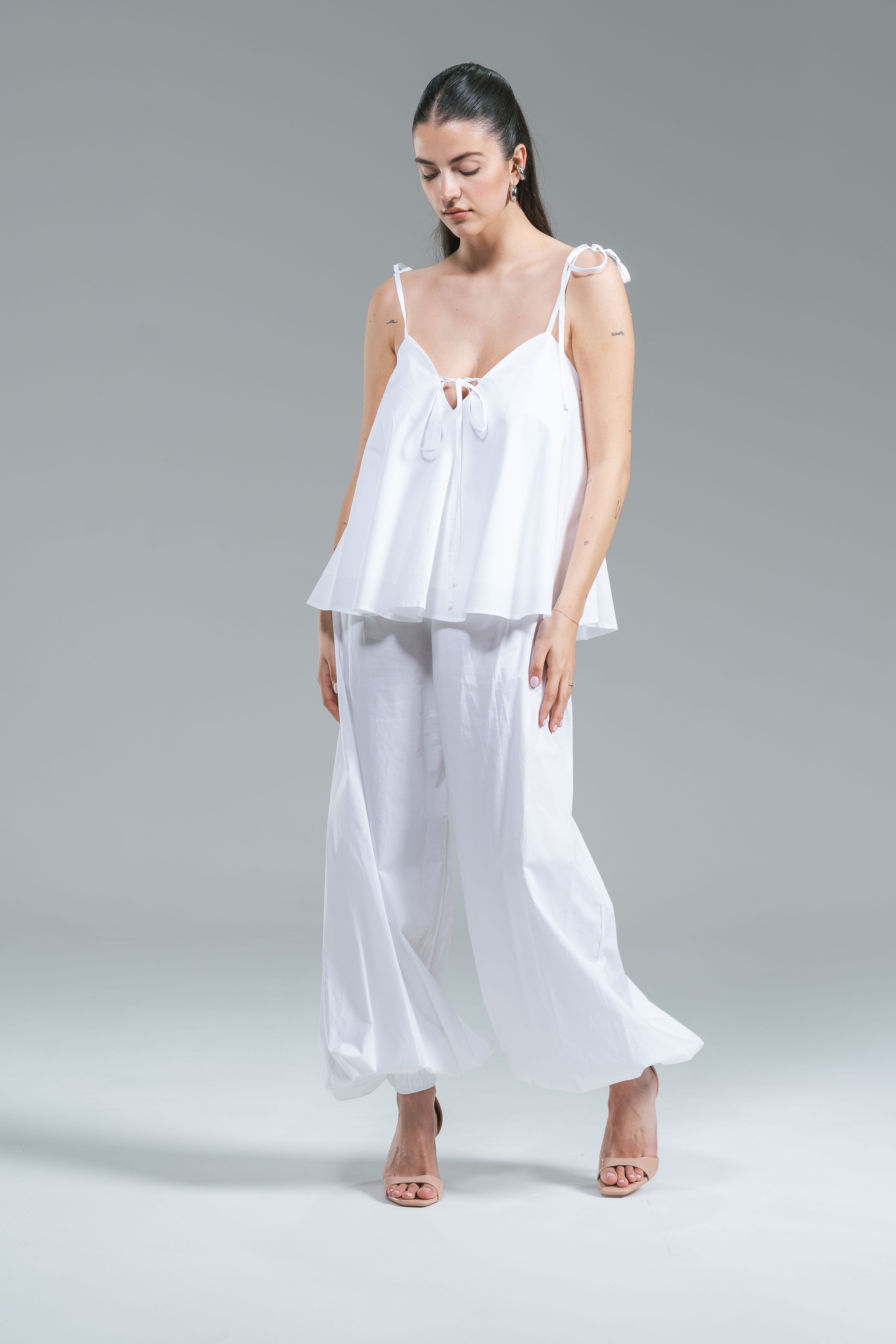 Canotta Popeline Kostumn1 Off-White