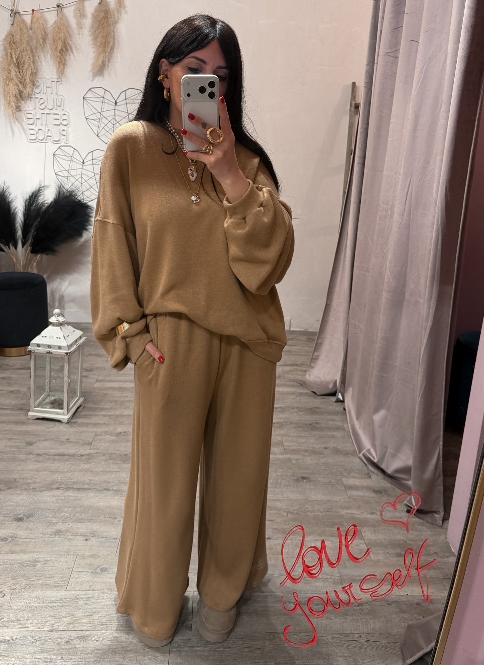 Pantalone Maja Kostumn1 Camel