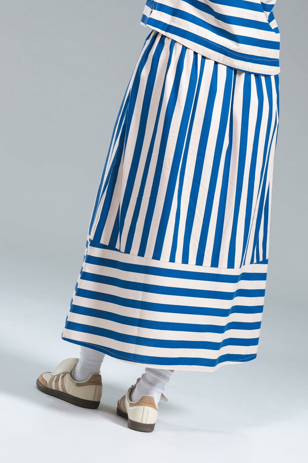 Gonna Riga Blu Cotton Compania Fantastica