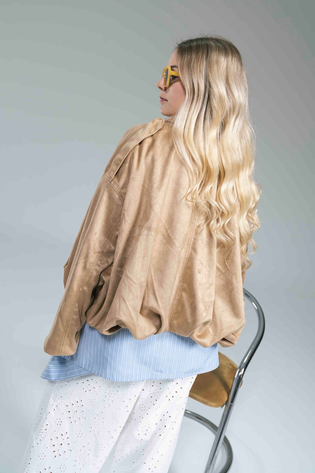Bomber Suede Over Sabbia
