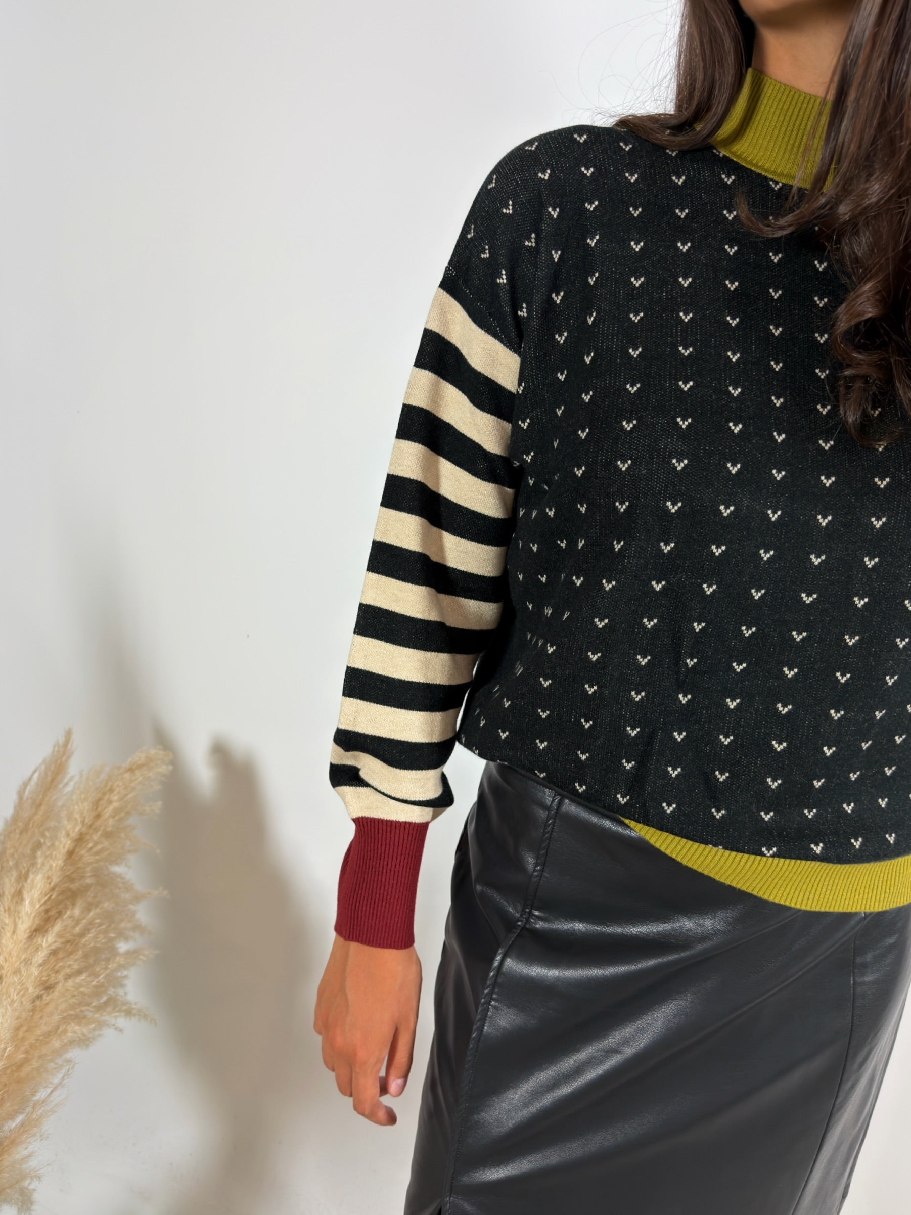 Pull Righe/Fantasia Multicolore Surkana