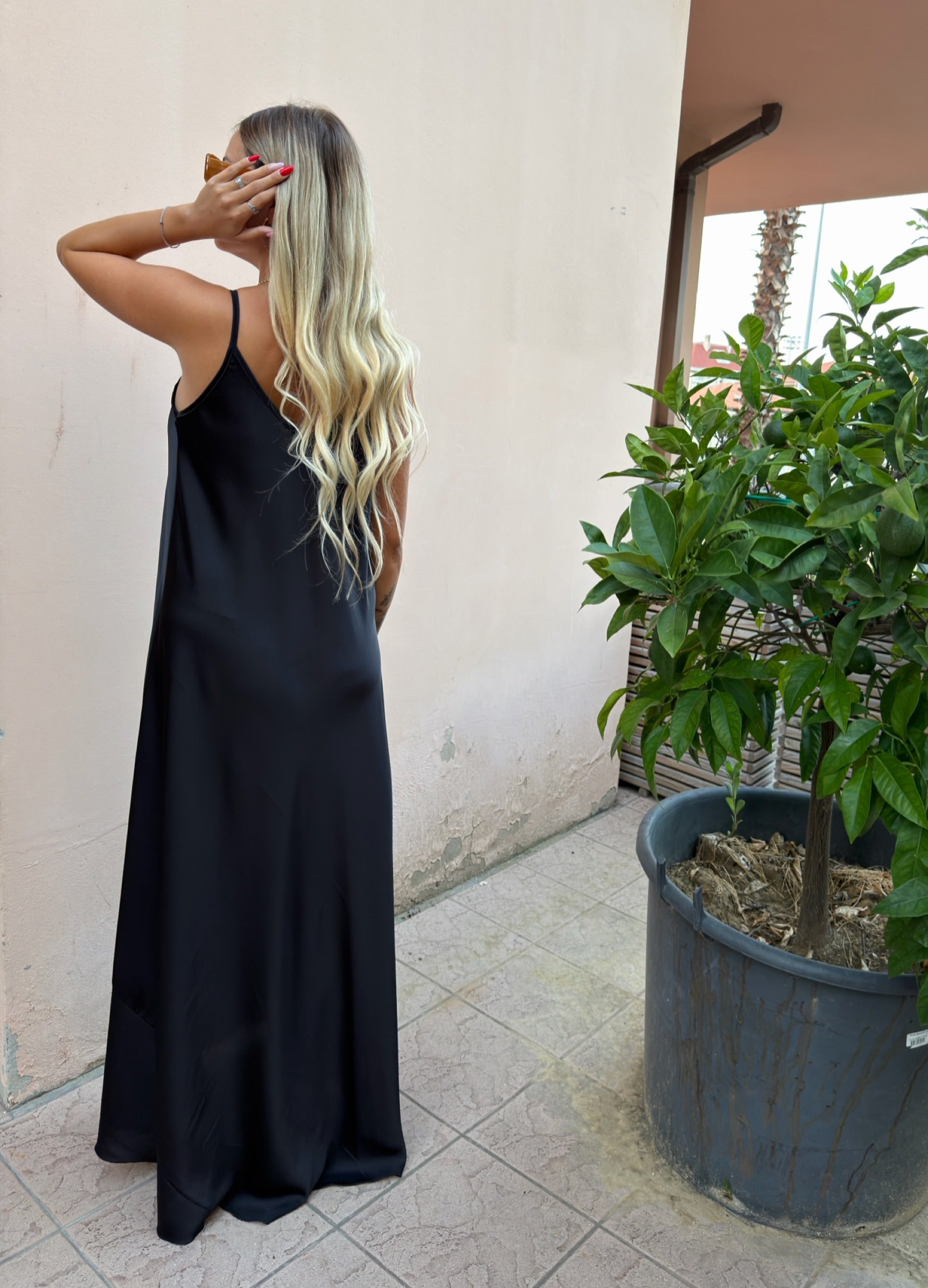 Vestito Sottoveste Satin +colori