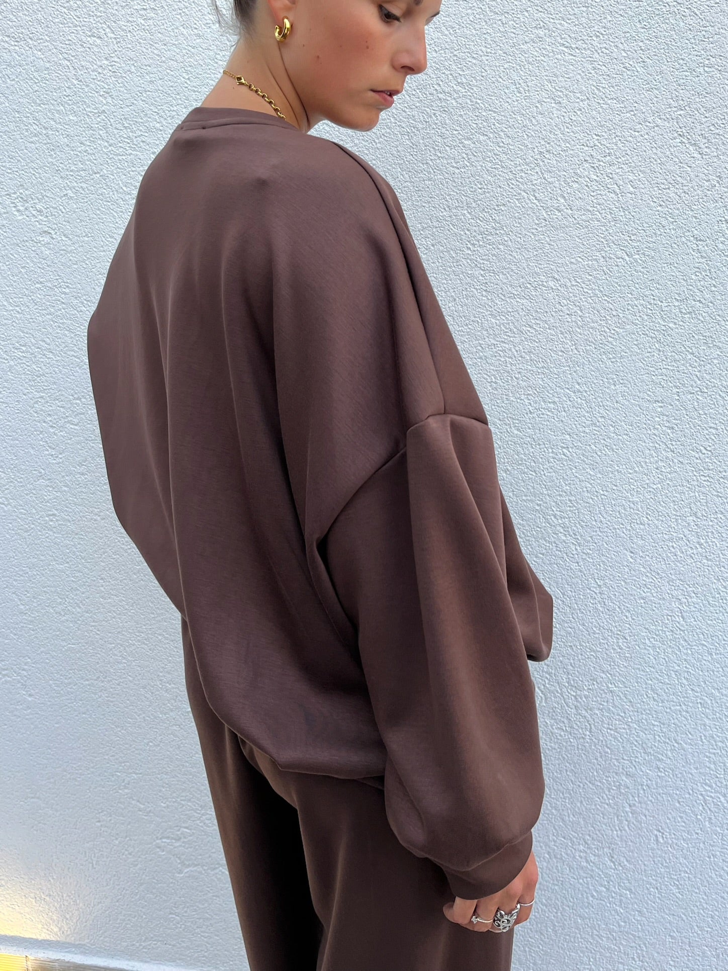 Felpa Crop Scuba +colori