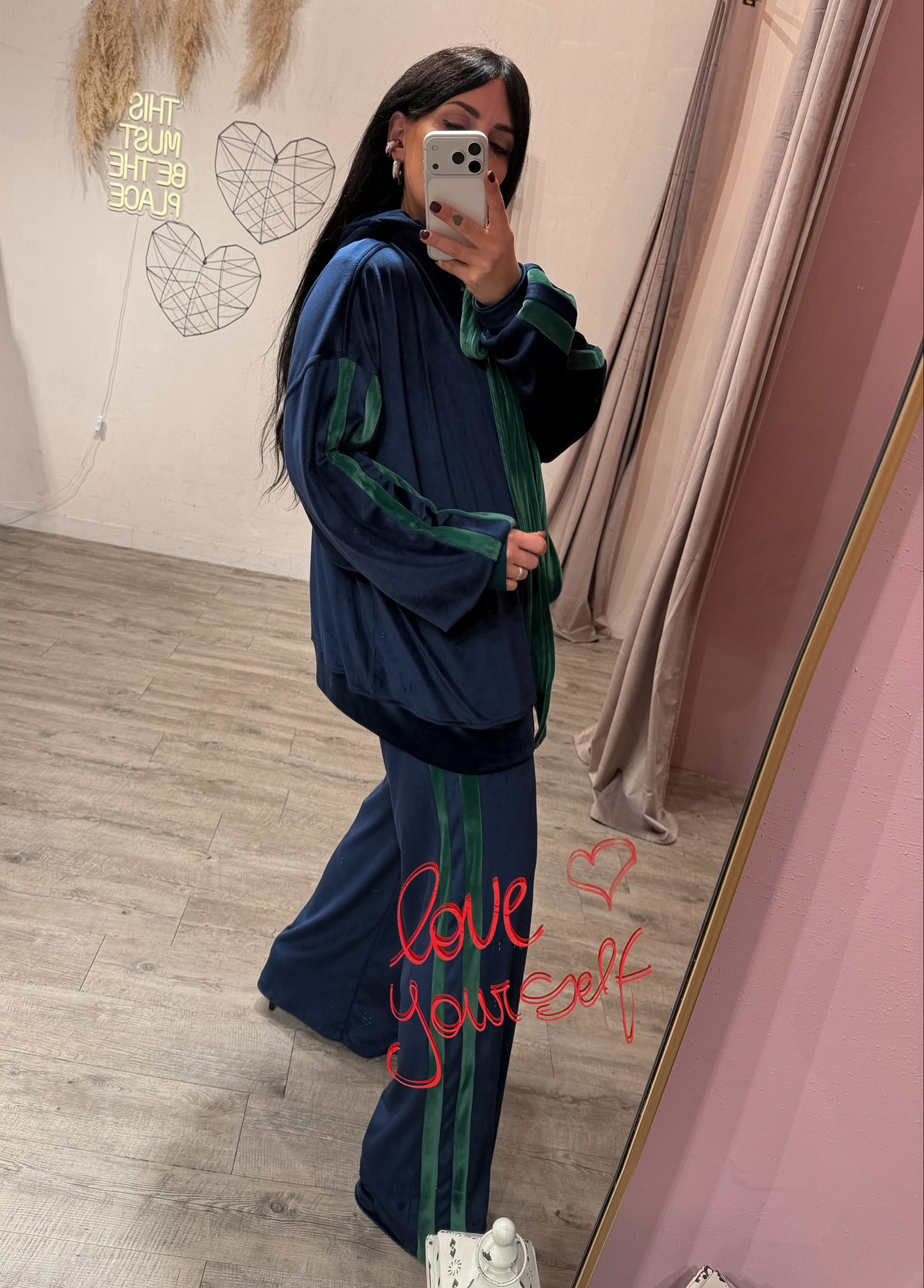 Set Tuta Ciniglia Blu/Verde Kostumn1