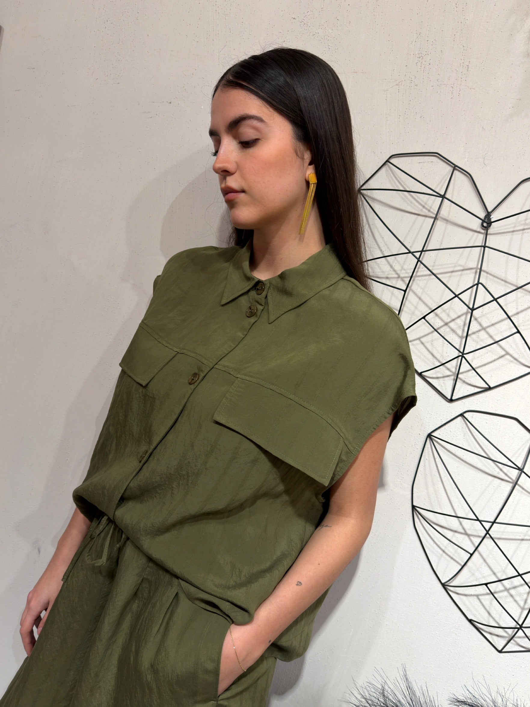 Camicia Tasche Militare Kontatto