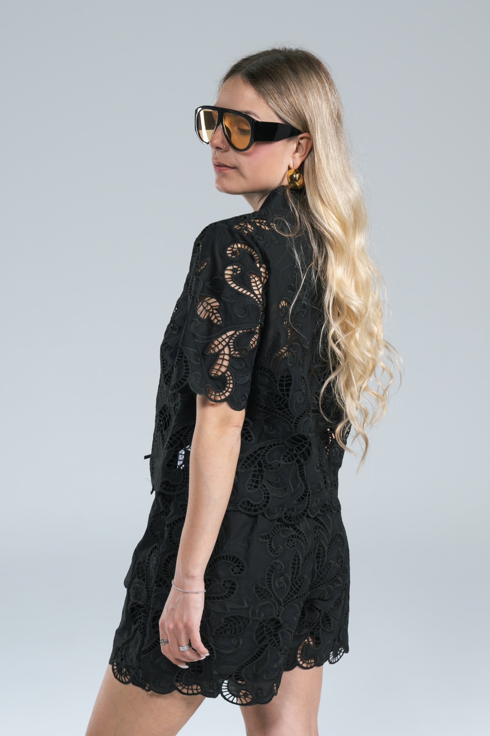 Short Pizzo Nero Glamorous