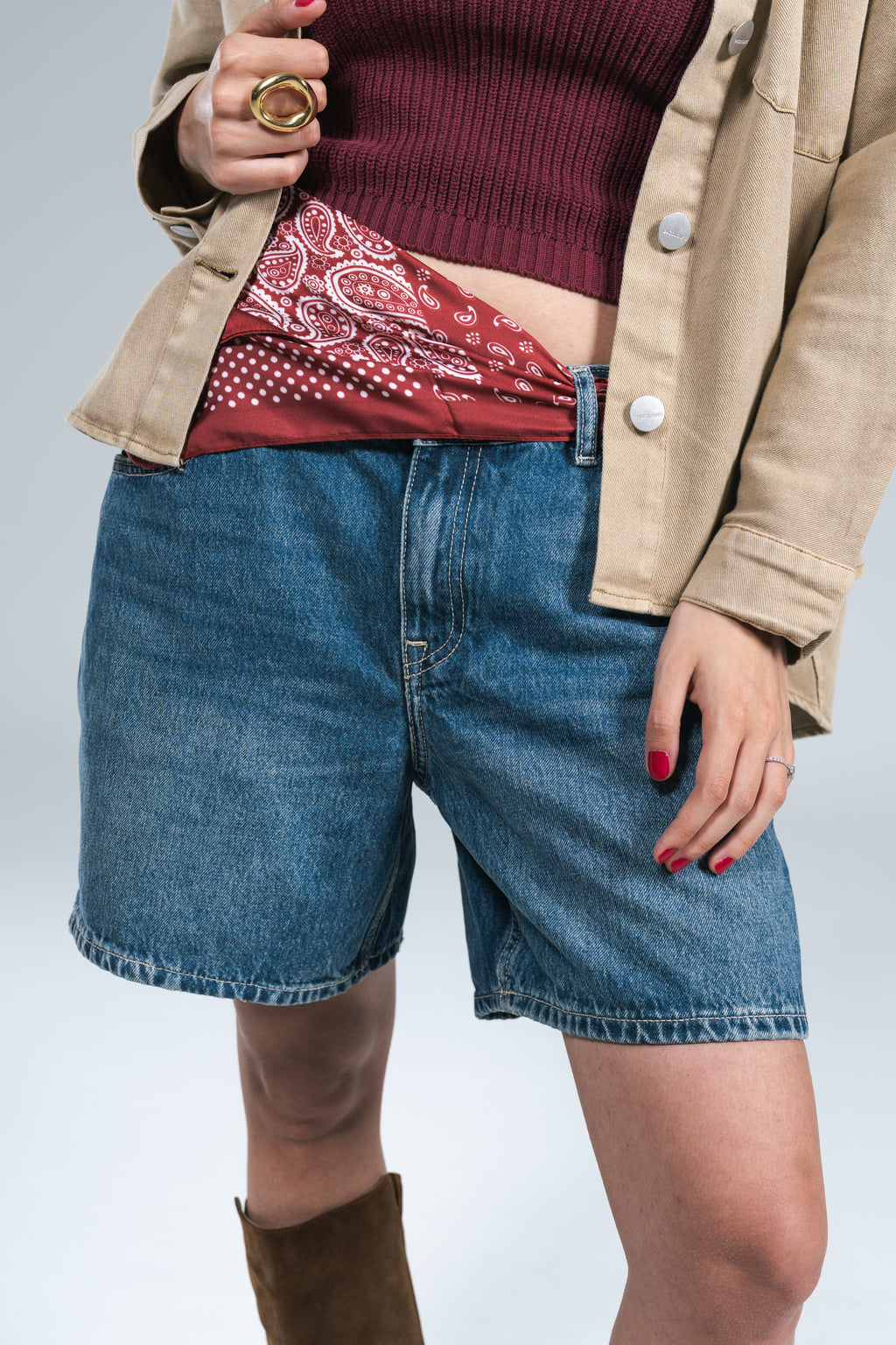 Bermuda Dr. Denim Blu Medio