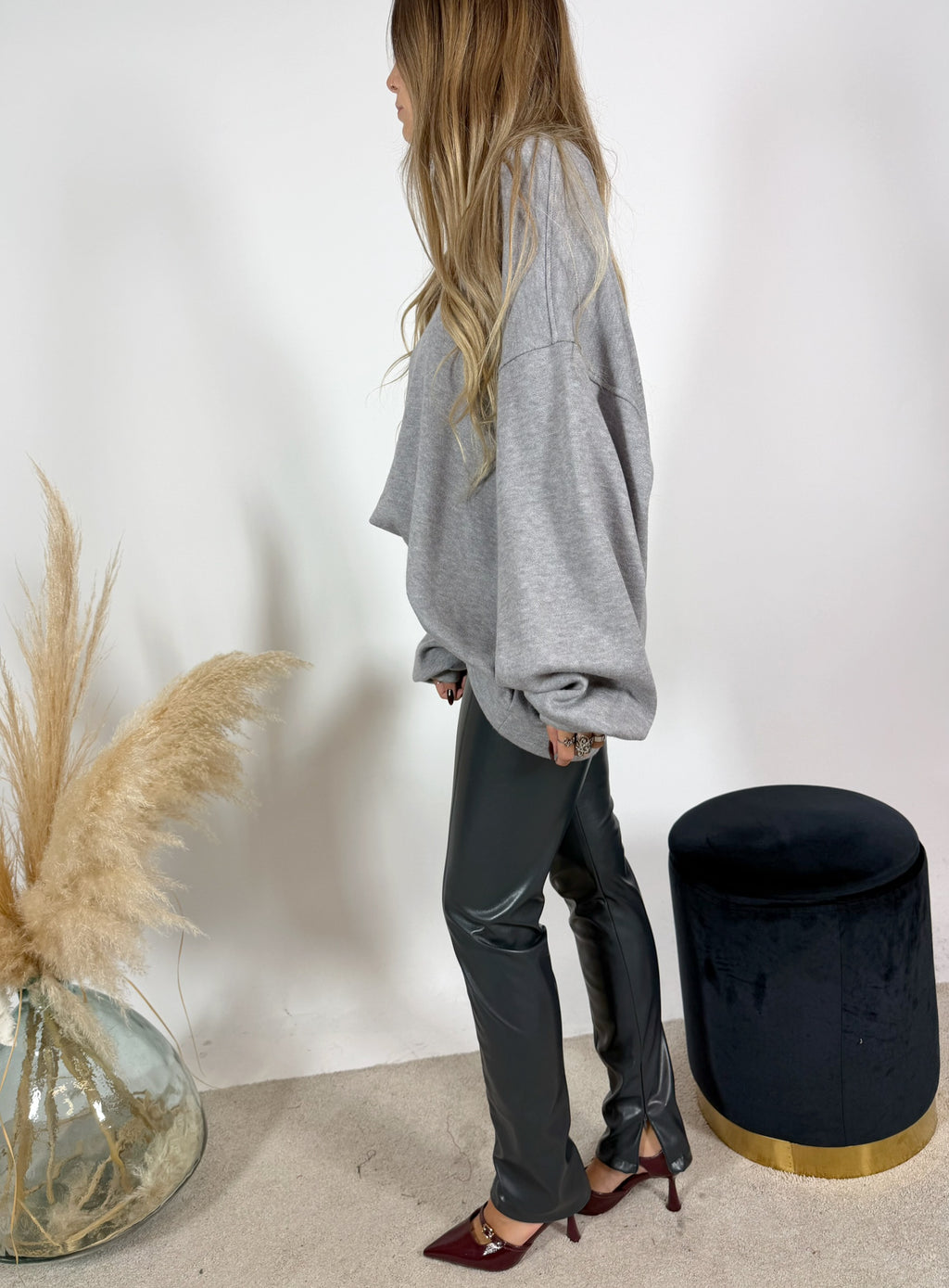 Panta Leggings Pelle Kostumn1 Asfalto