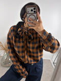Camicia Fiocco Scacchi Coccio Compania Fantastica