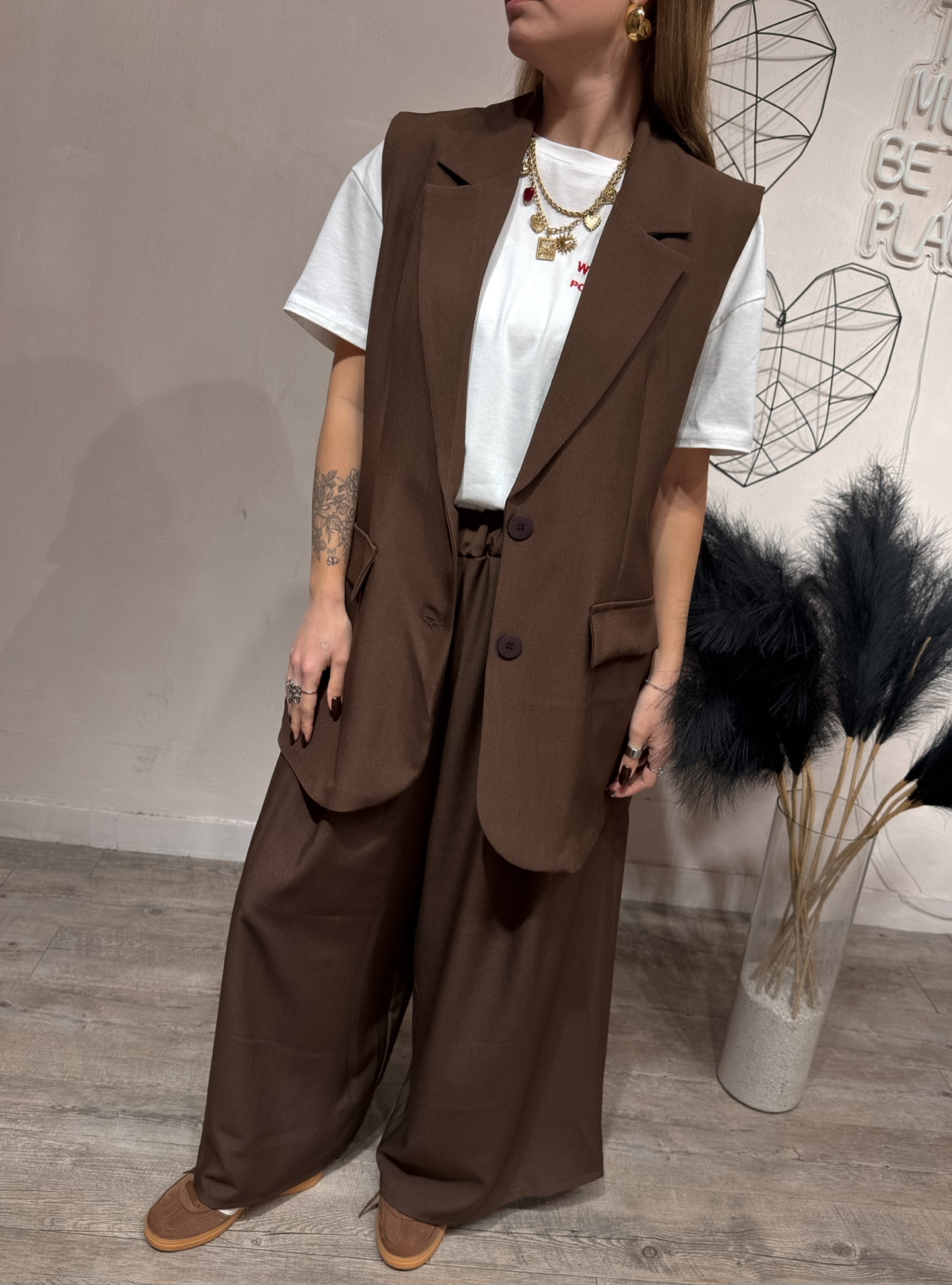 Gilet Ginevra Oversize +colori