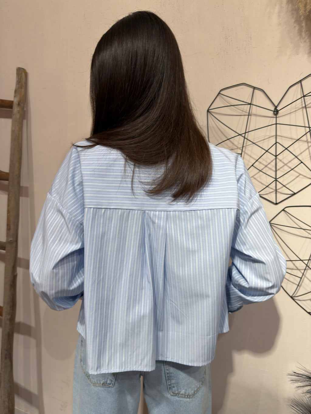 Camicia Celeste Bacchetta Bianco YouDecide