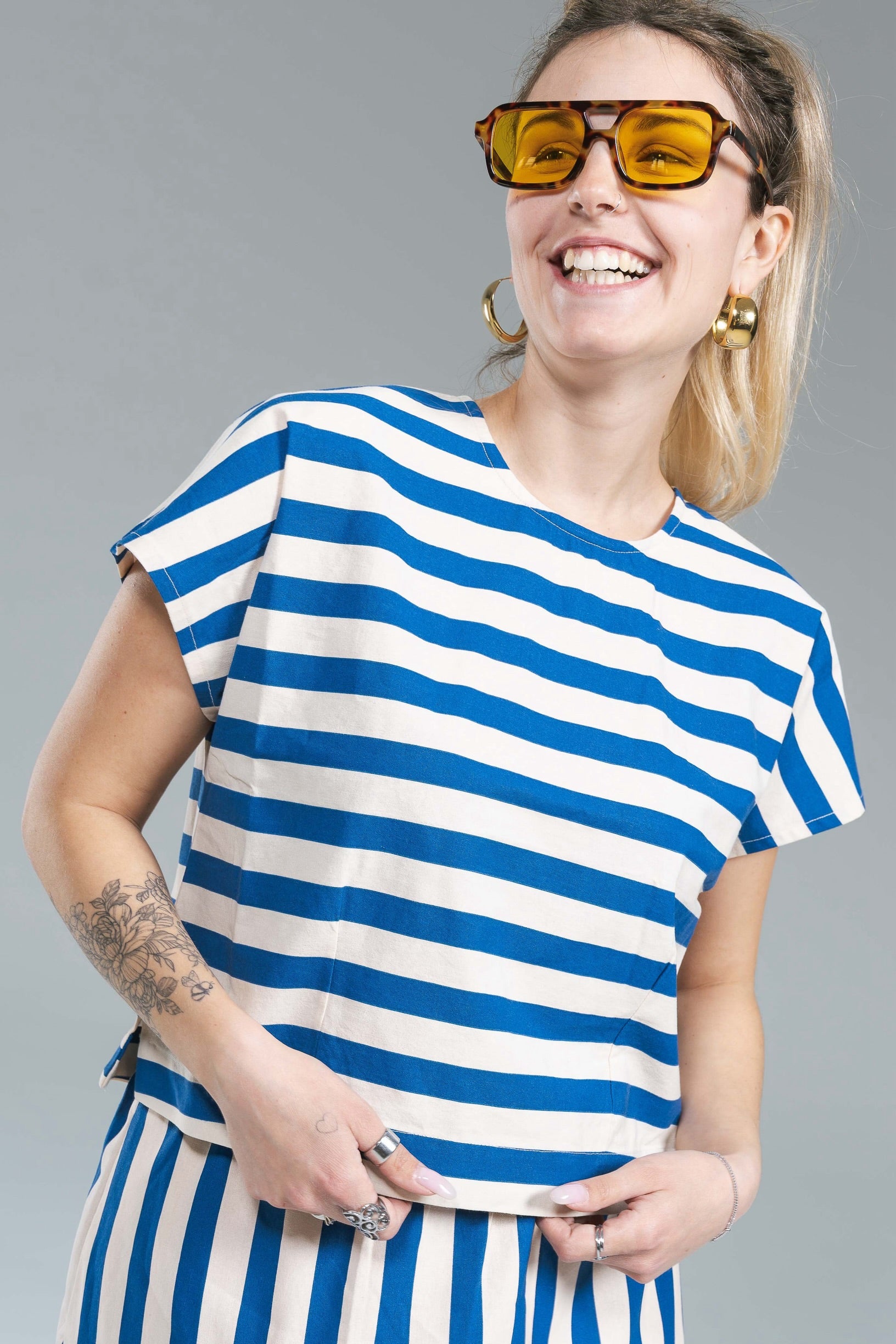 Blusa Riga Blu Cotton Compania Fantastica