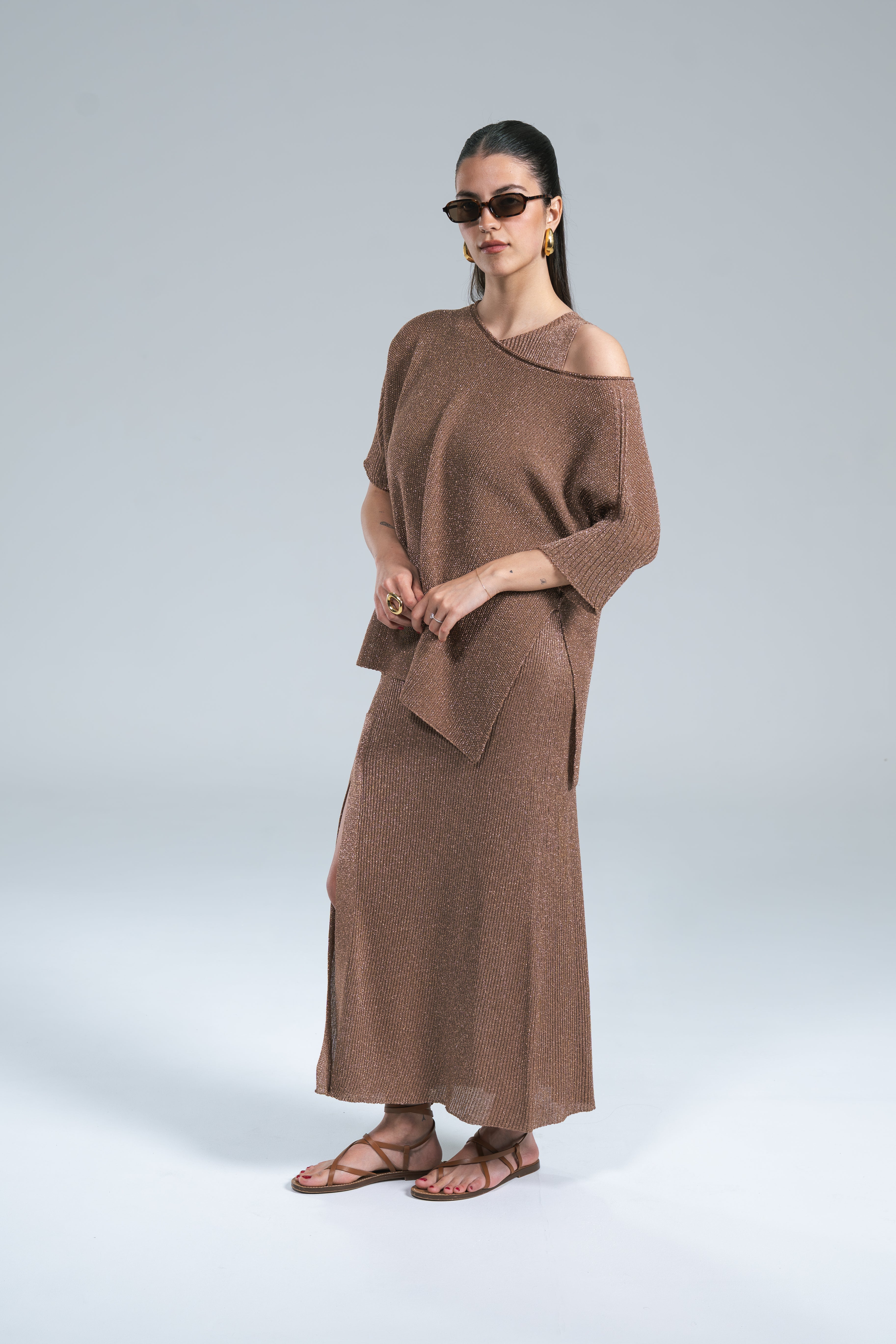 Maxi Maglia Scatola Lurex Kontatto +colori