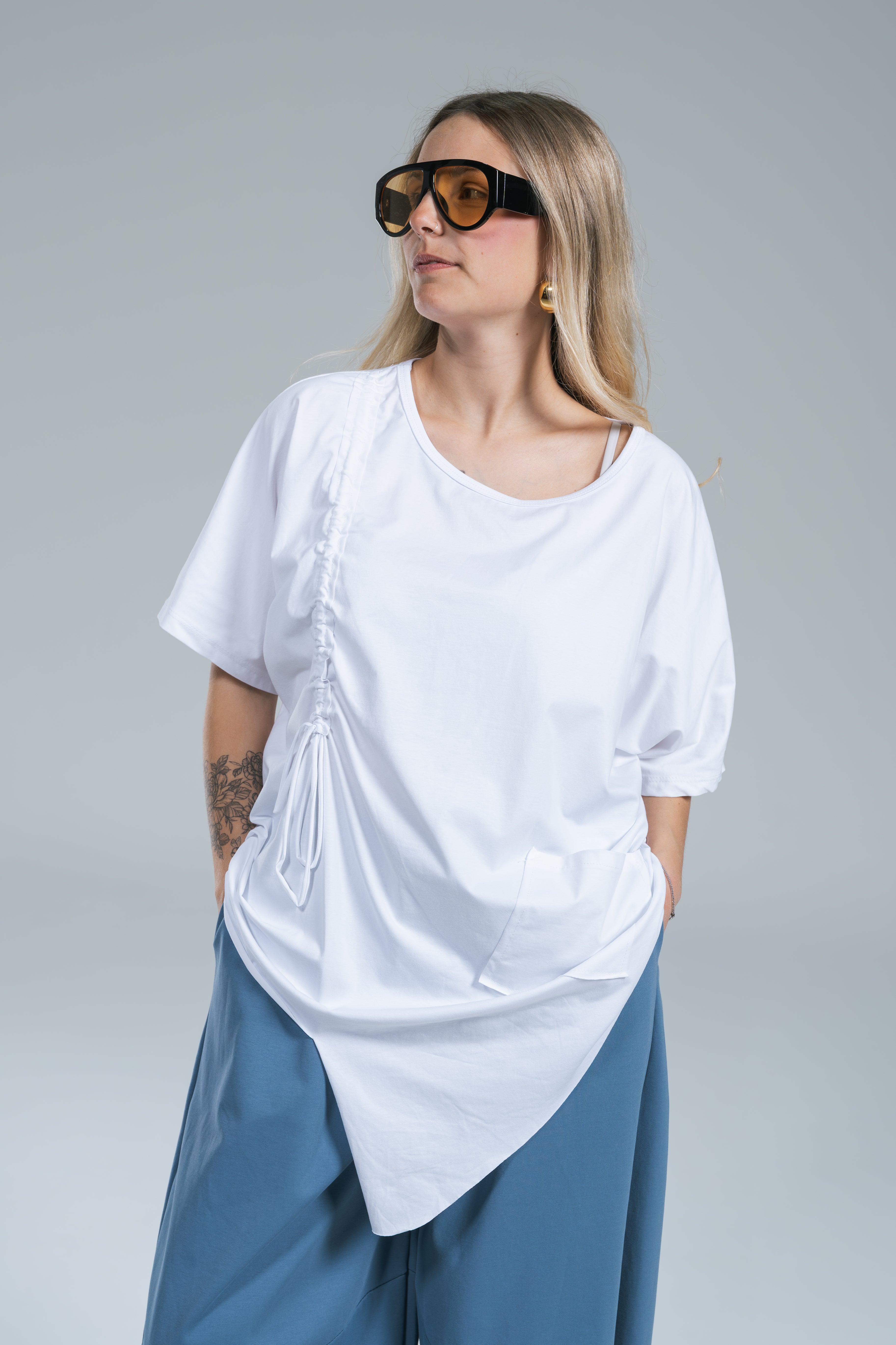 T-shirt Miranda Drappeggio +Colori