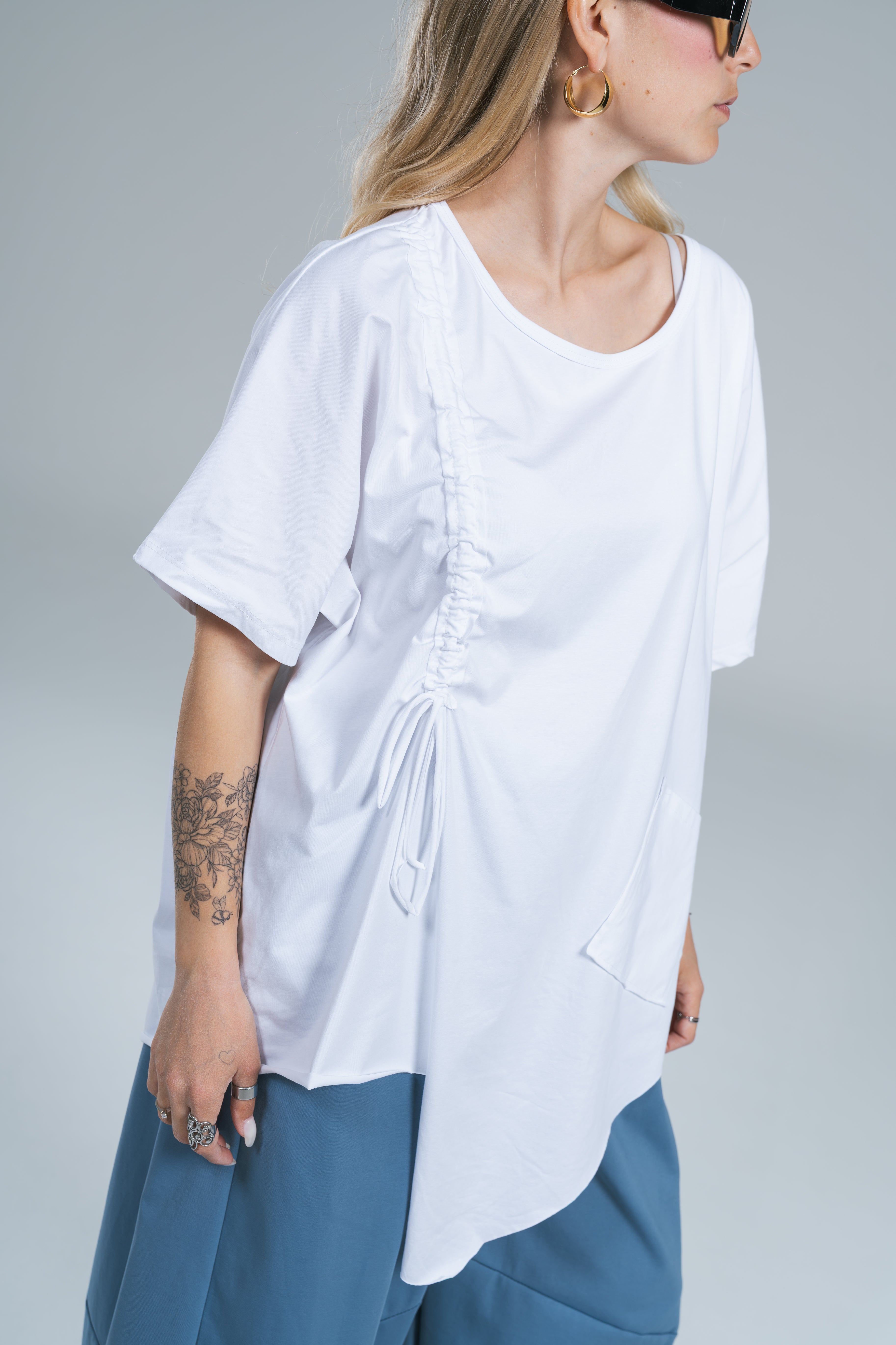 T-shirt Miranda Drappeggio +Colori