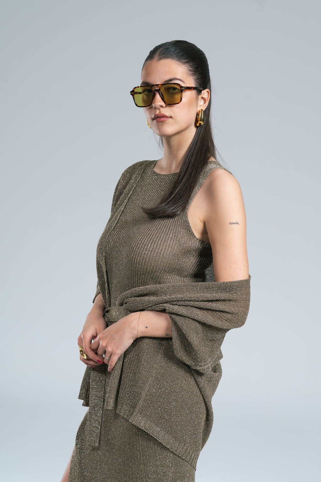 Kimono Lurex Militare Kontatto