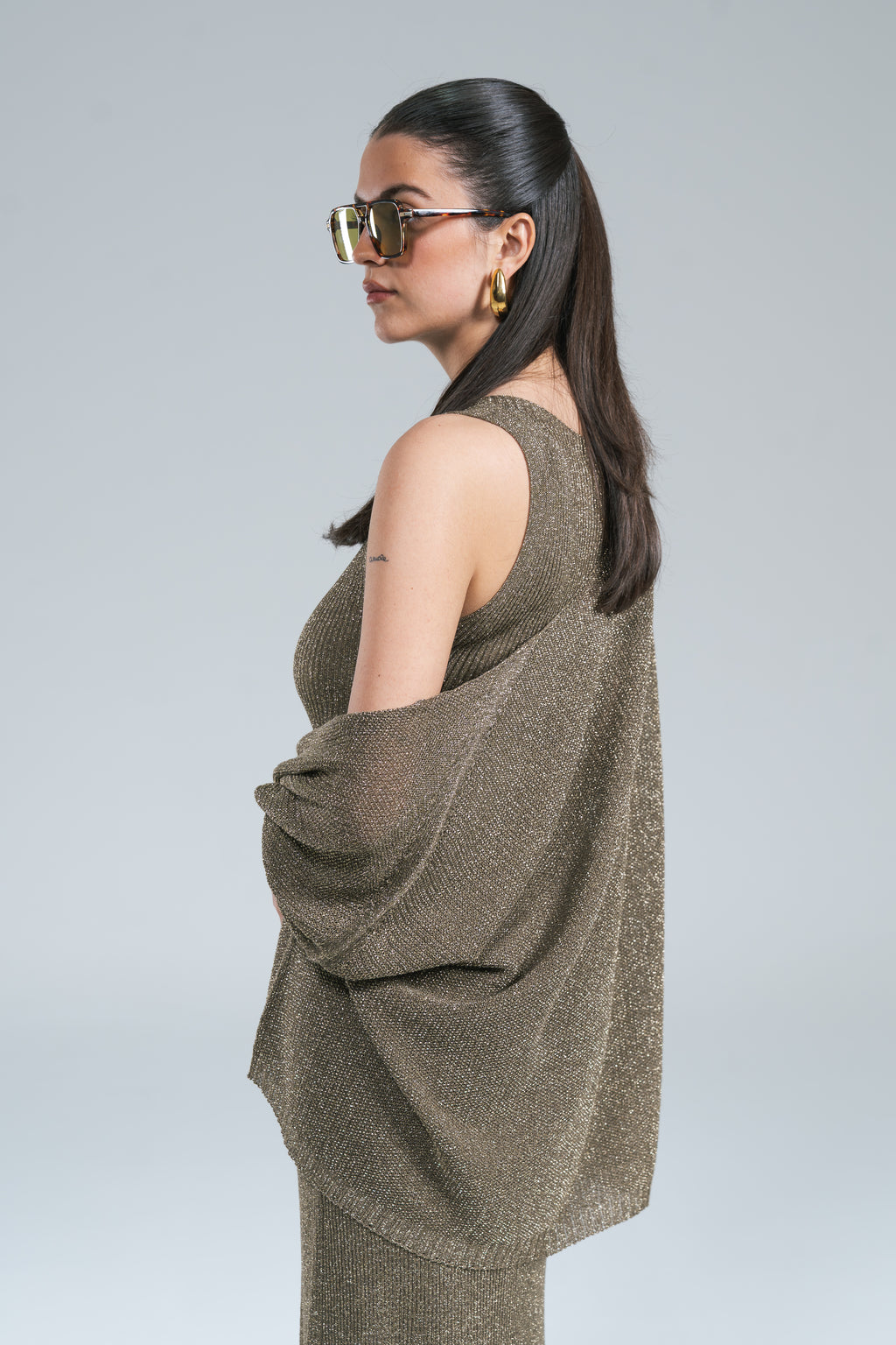 Kimono Lurex Militare Kontatto