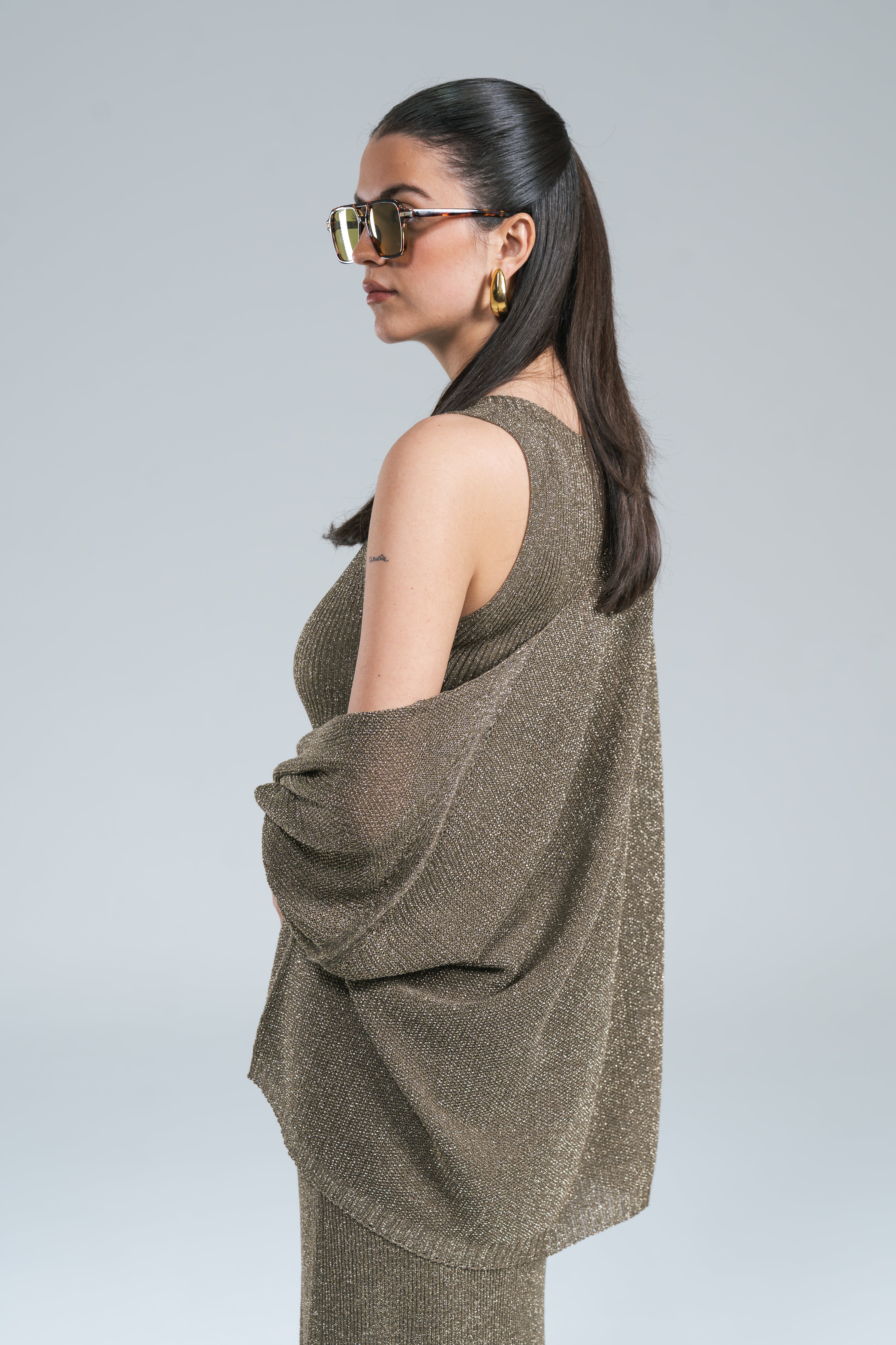 Kimono Lurex Militare Kontatto