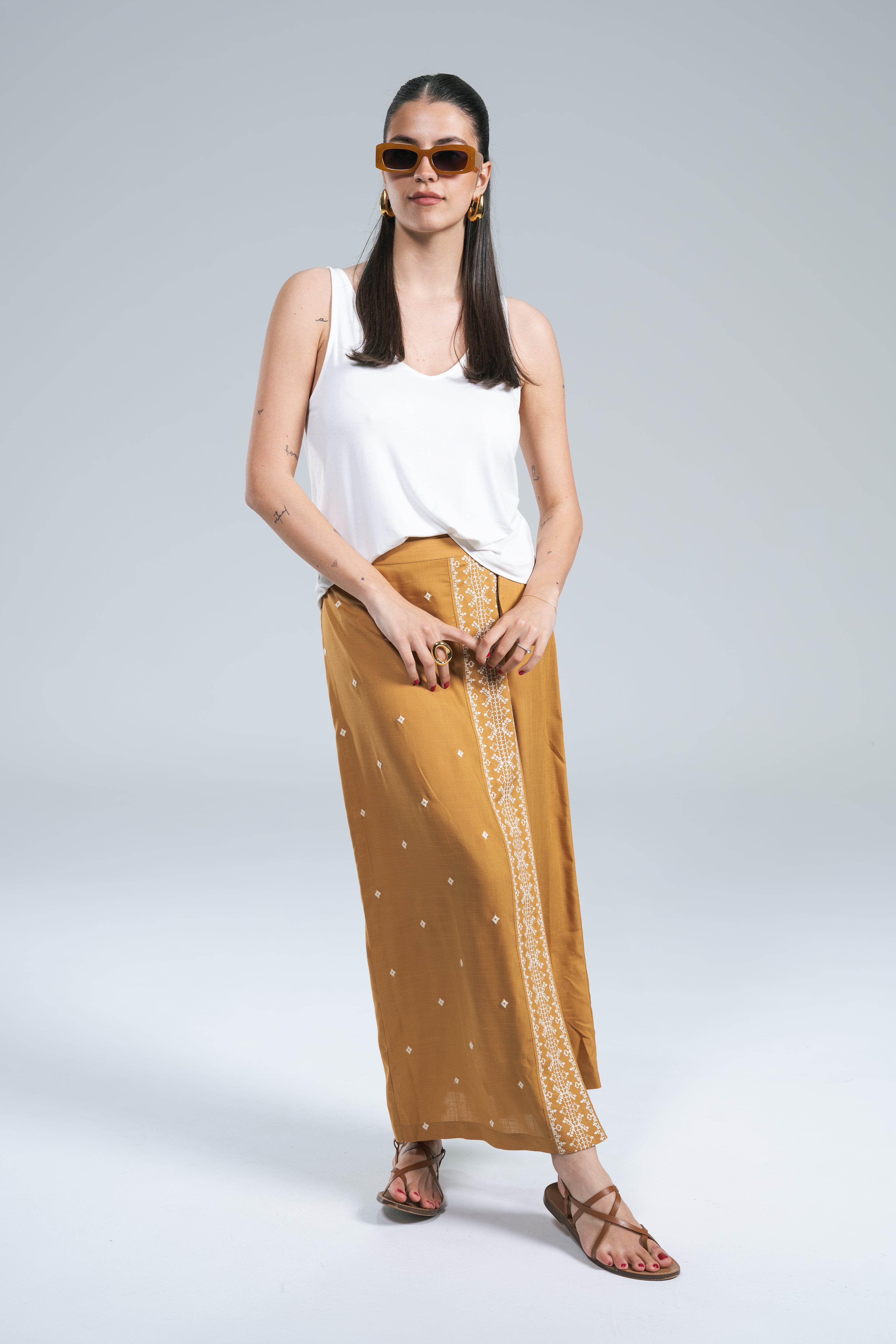 Canotta Bamboo Surkana Bianco