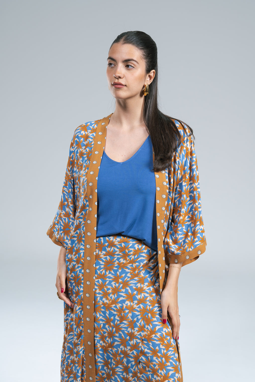 Kimono Fantasia Camel Surkana