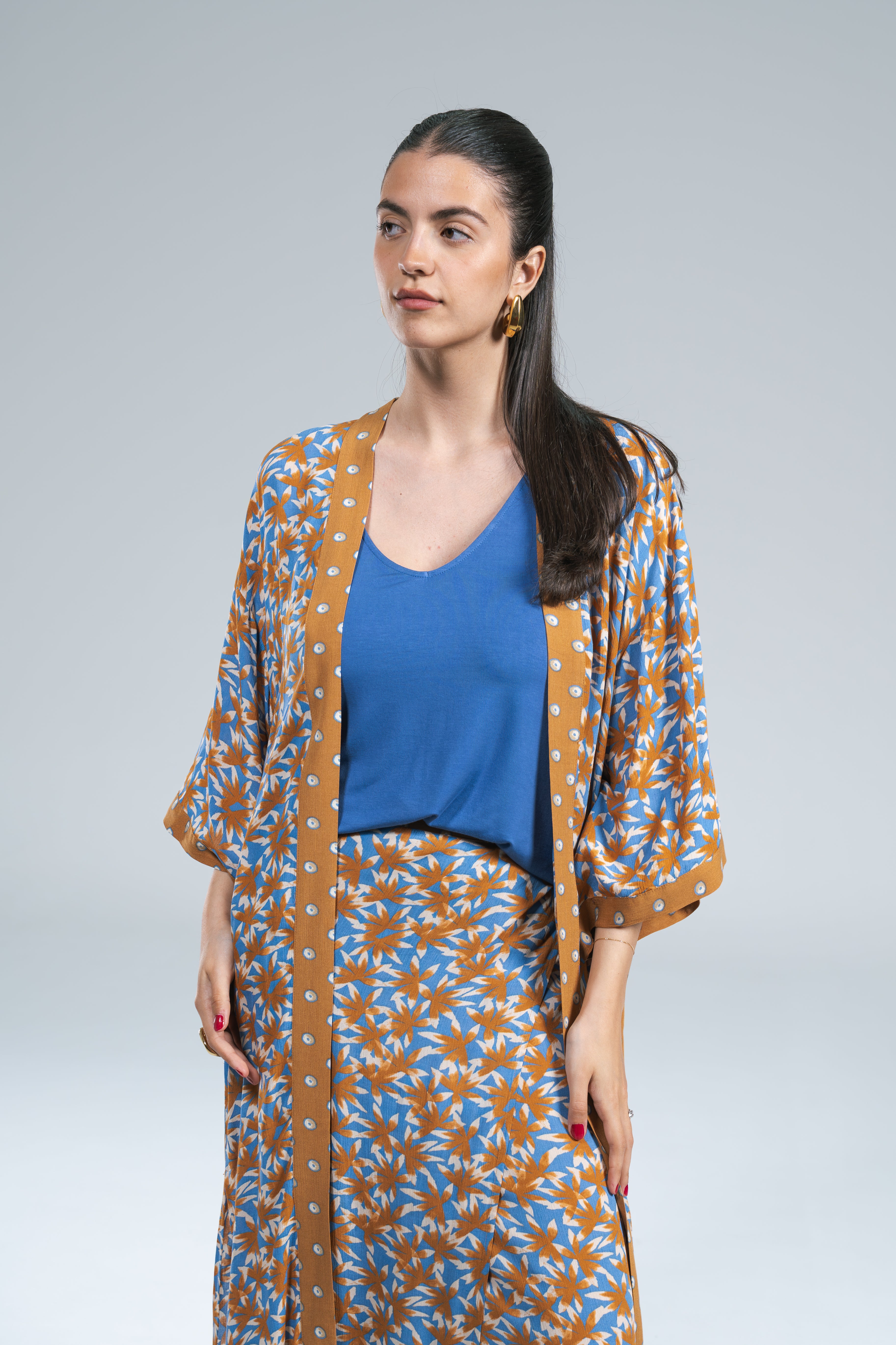 Kimono Fantasia Camel Surkana