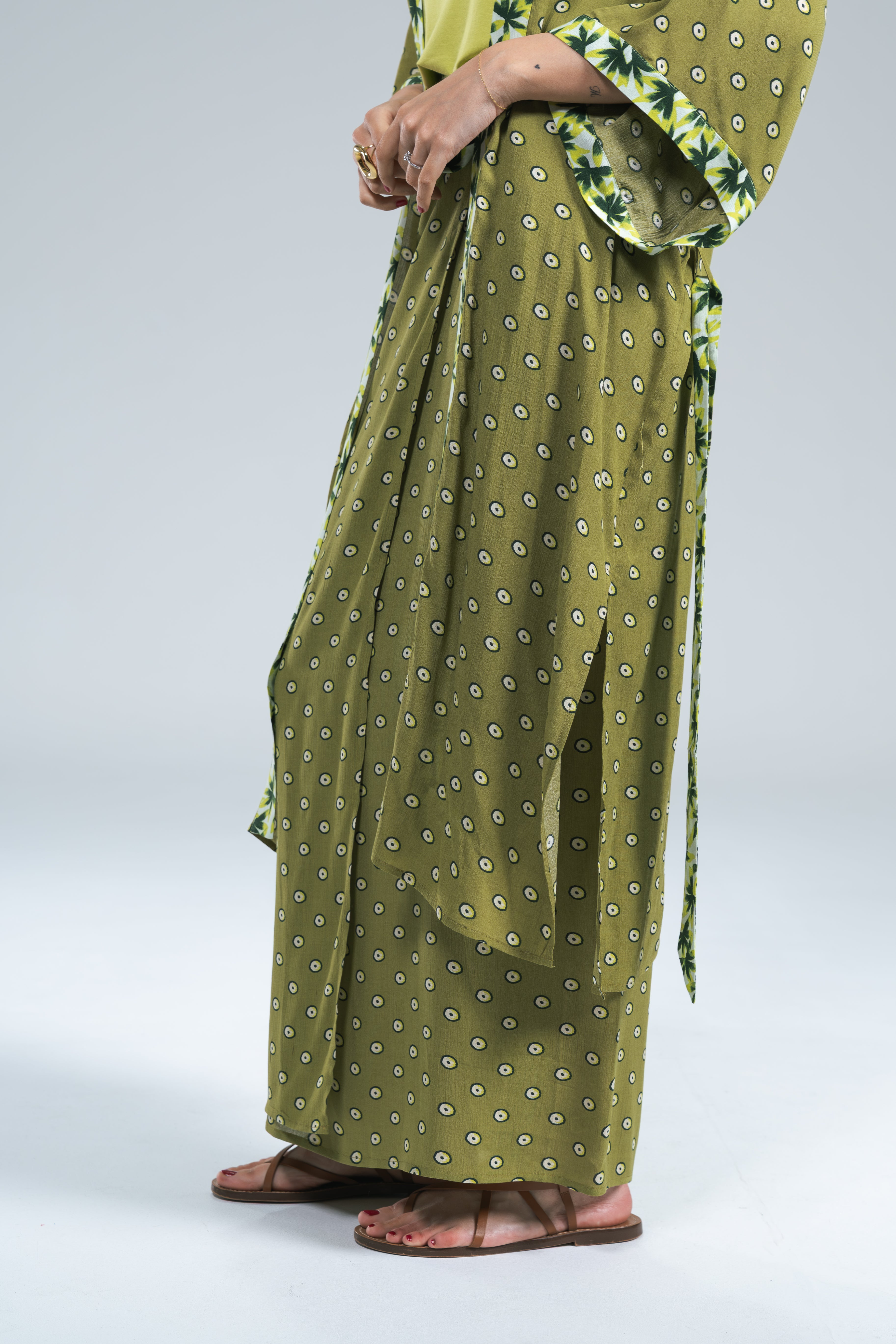 Kimono Fantasia Lime Surkana