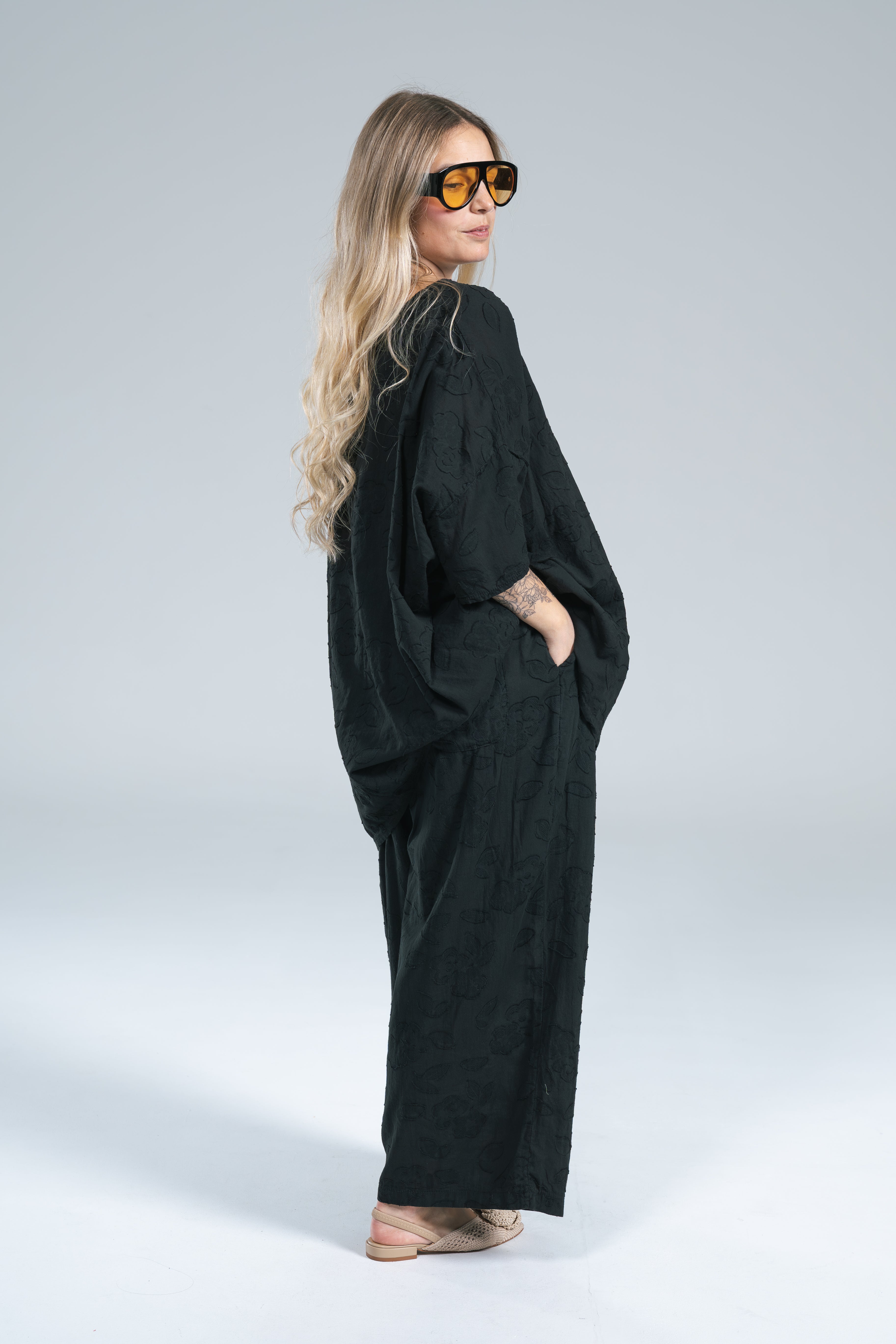 Pantalone Miranda Ricamo Nero