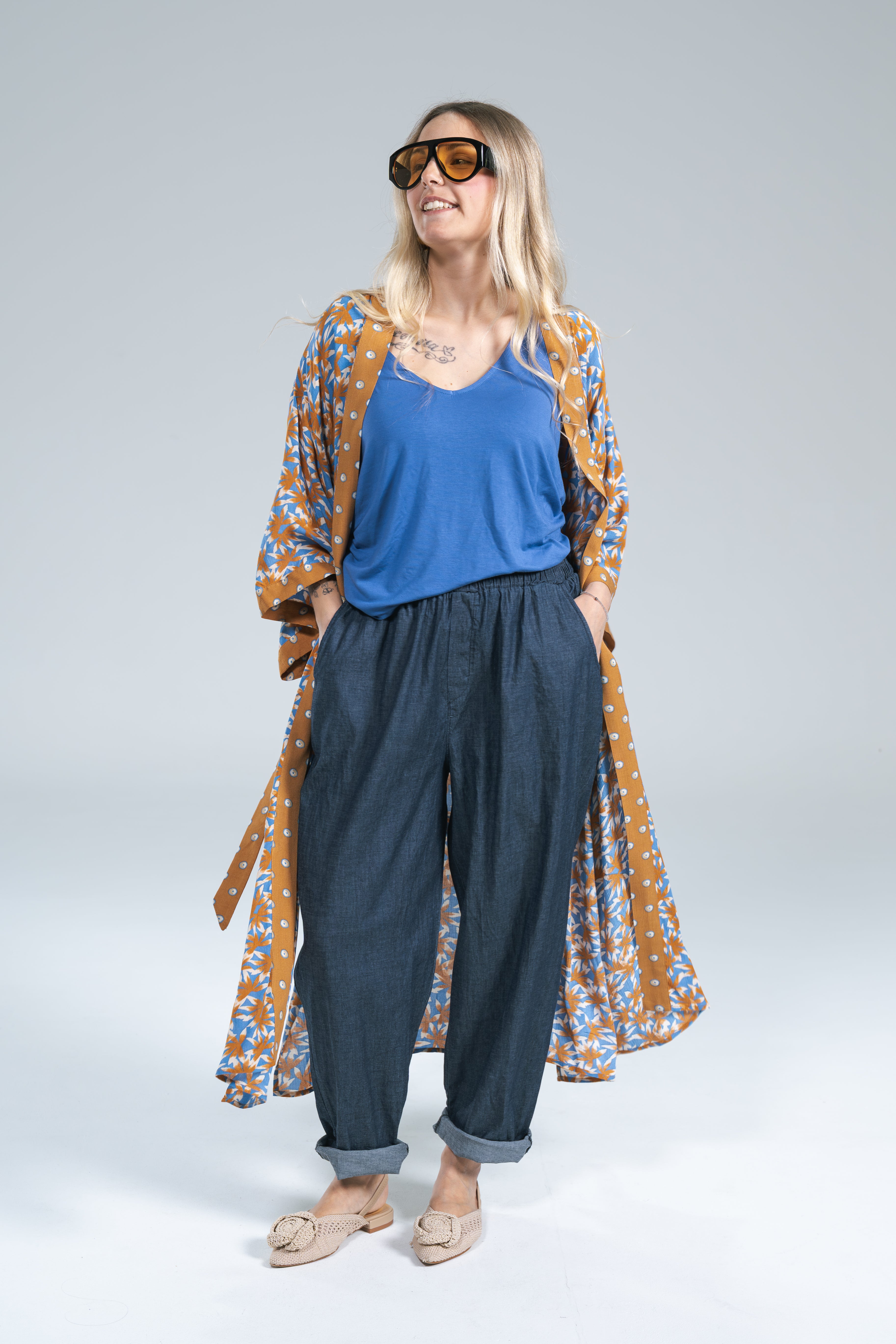 Kimono Fantasia Camel Surkana