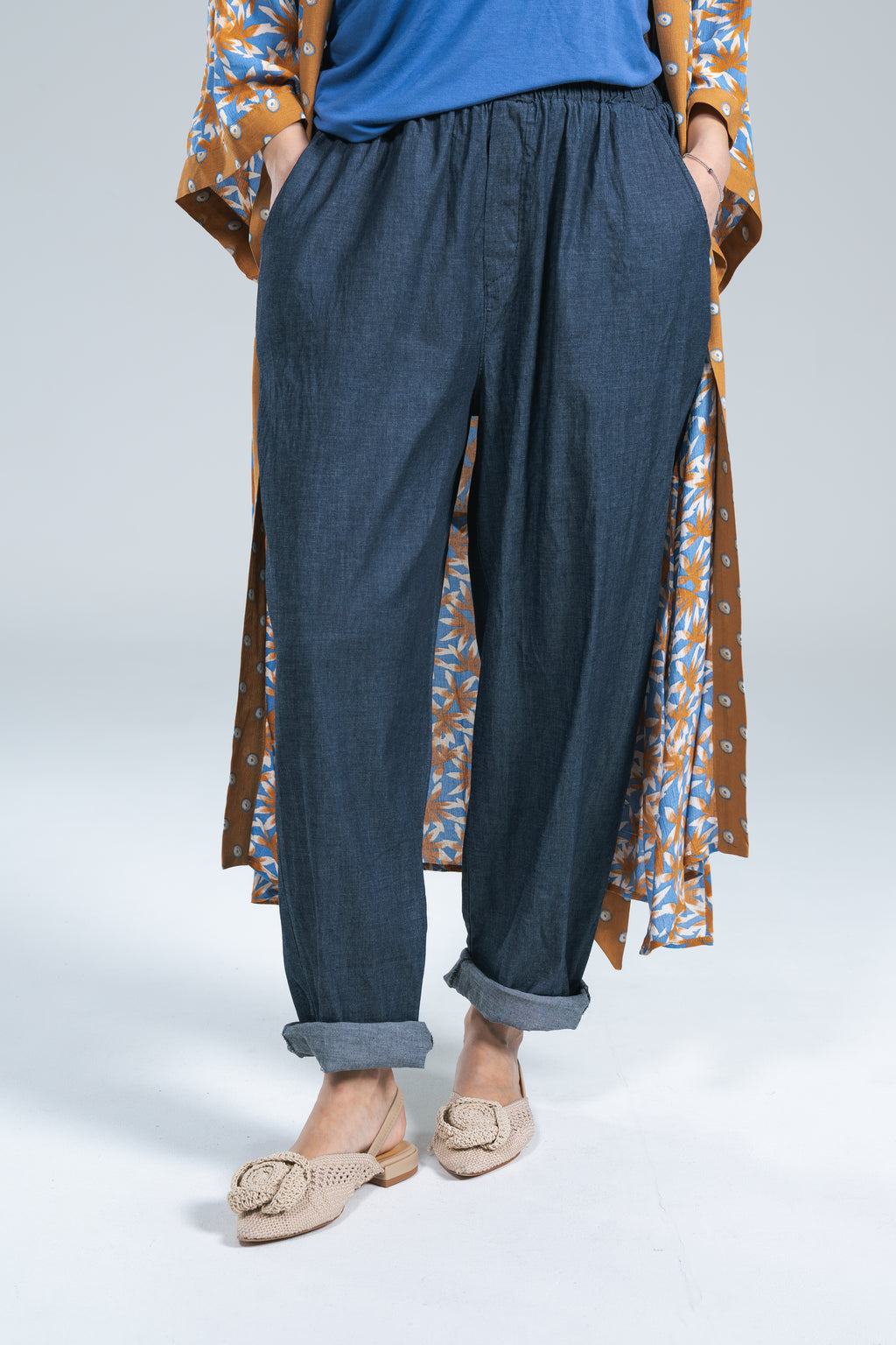 Jeans Miranda Blu medio Oversize