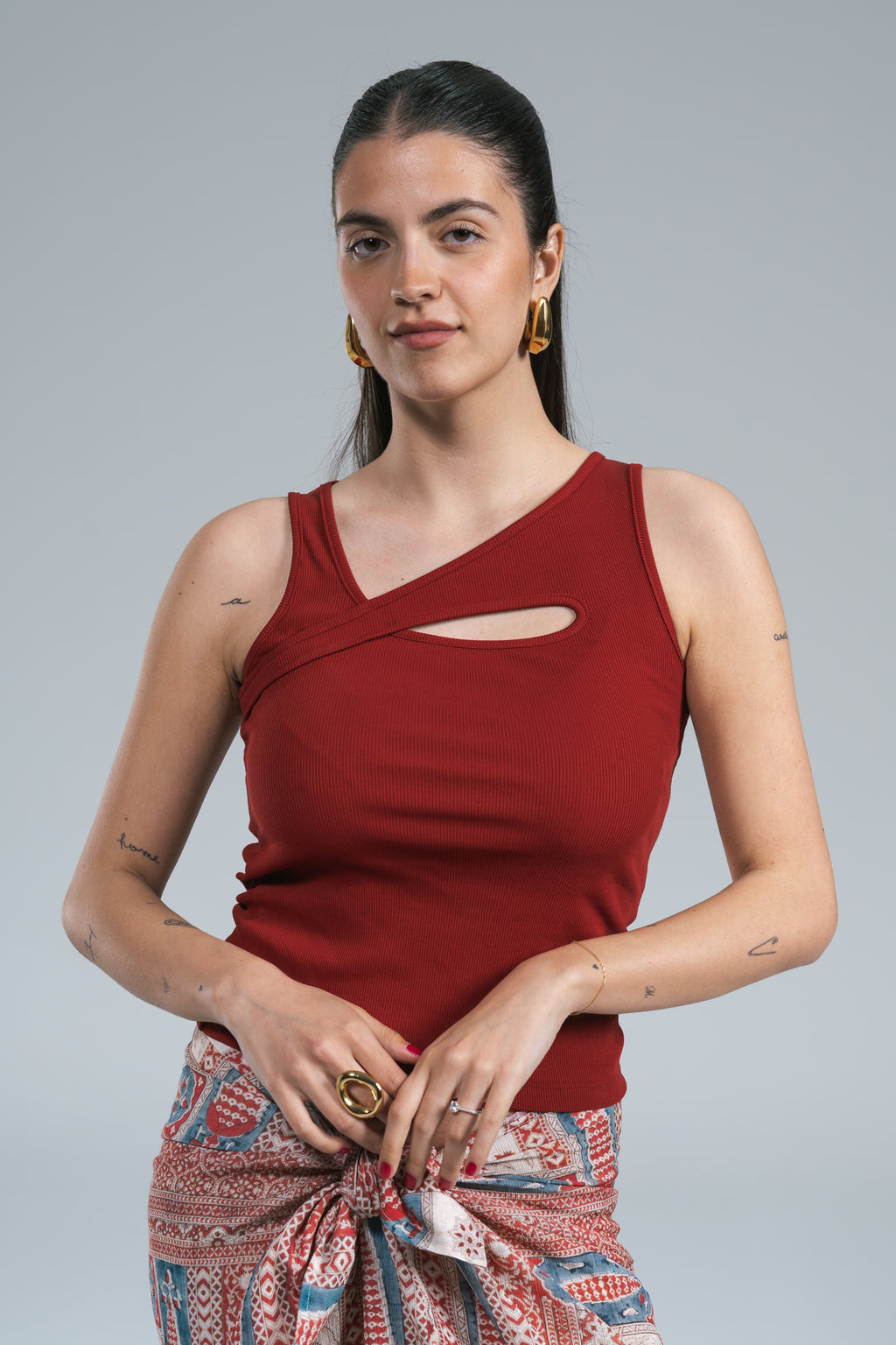 Canotta Cut-Out YouDecide Vino