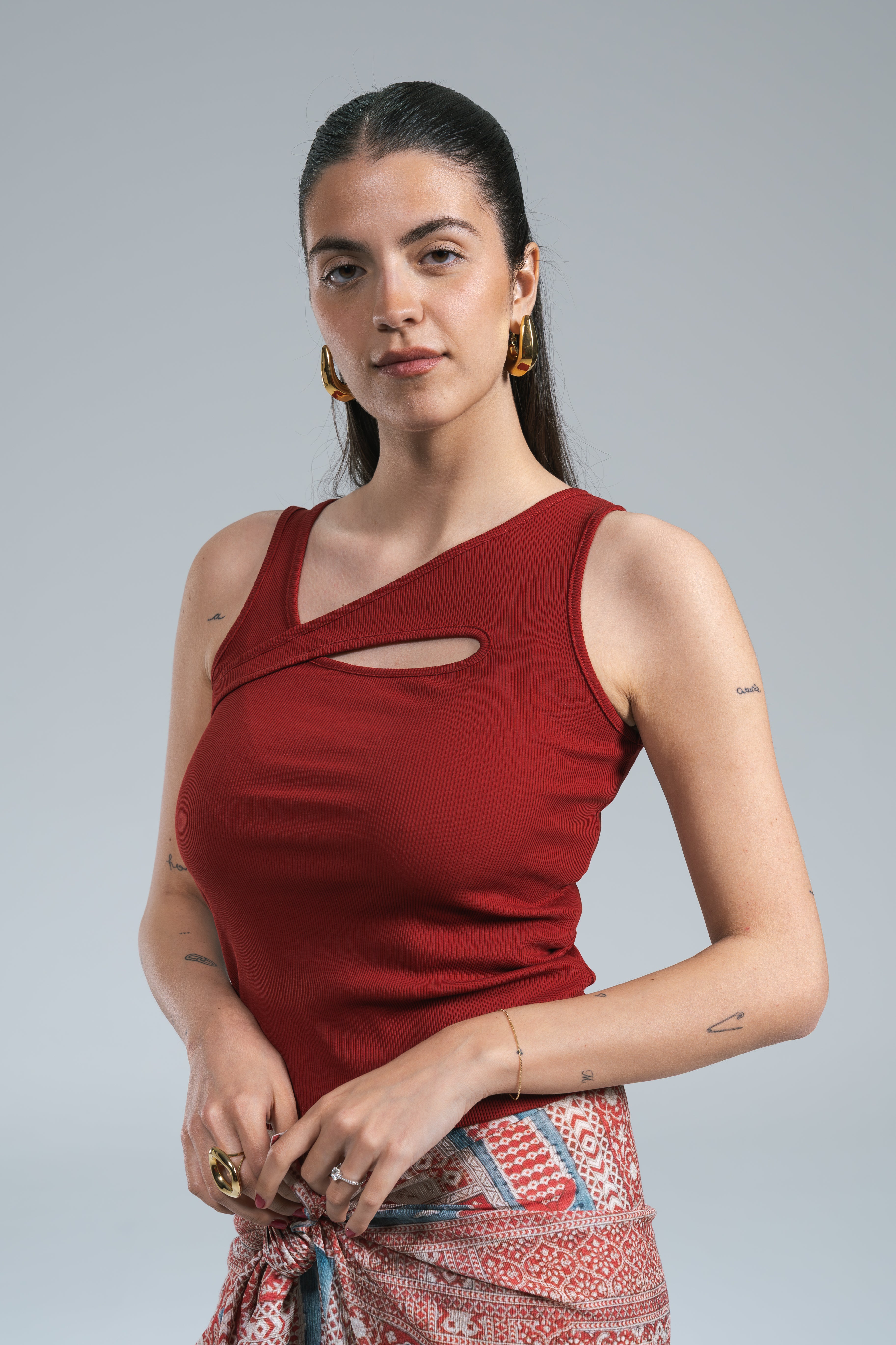 Canotta Cut-Out YouDecide Vino