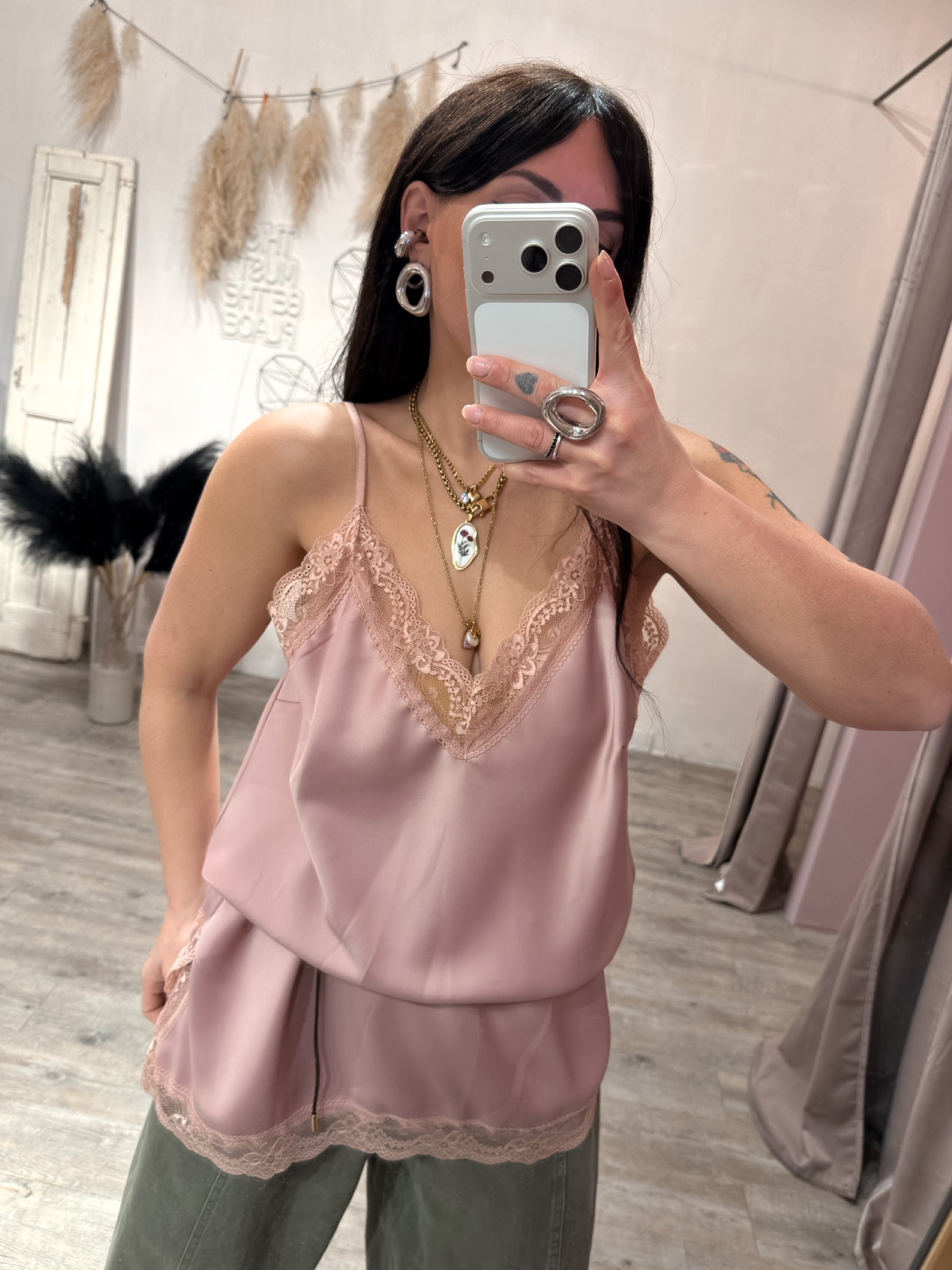 Canotta Lingerie Curvy +colori