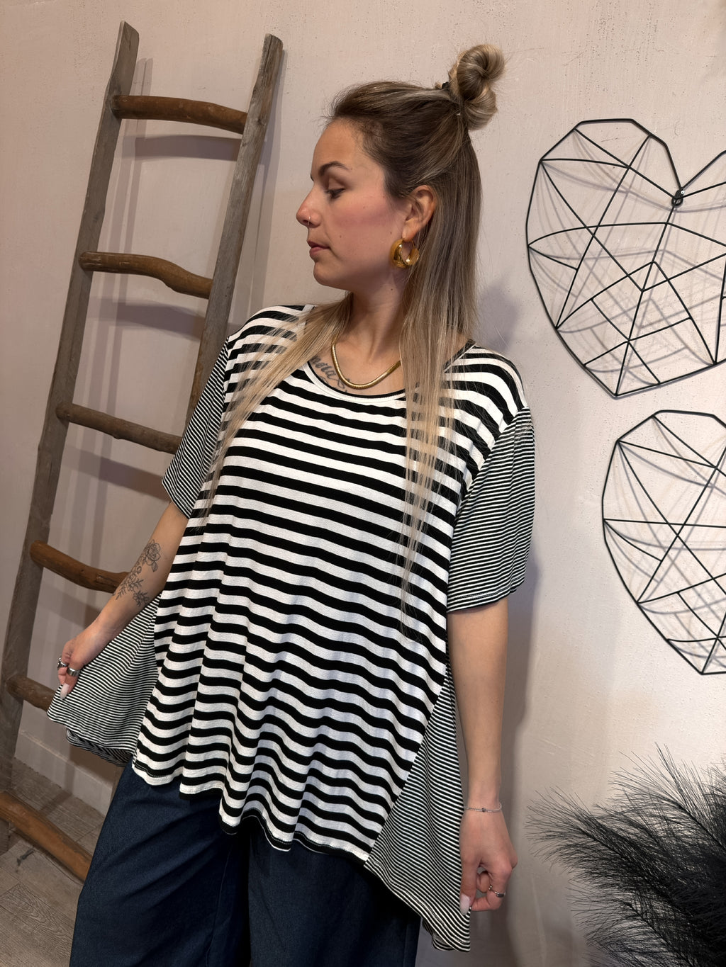 Maxi T-shirt Righe Felicia +colori