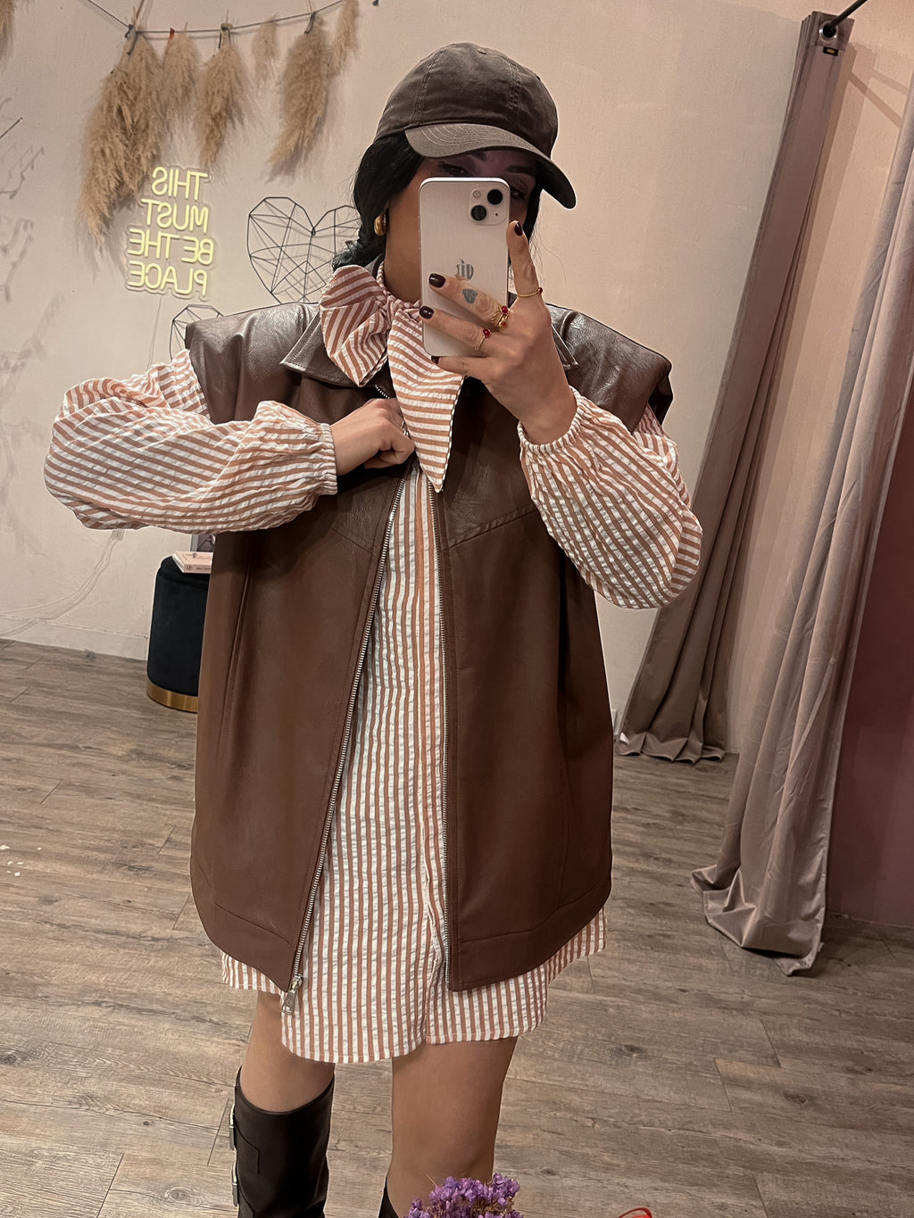 Maxi Gilet Pelle Kostumn1 +colori