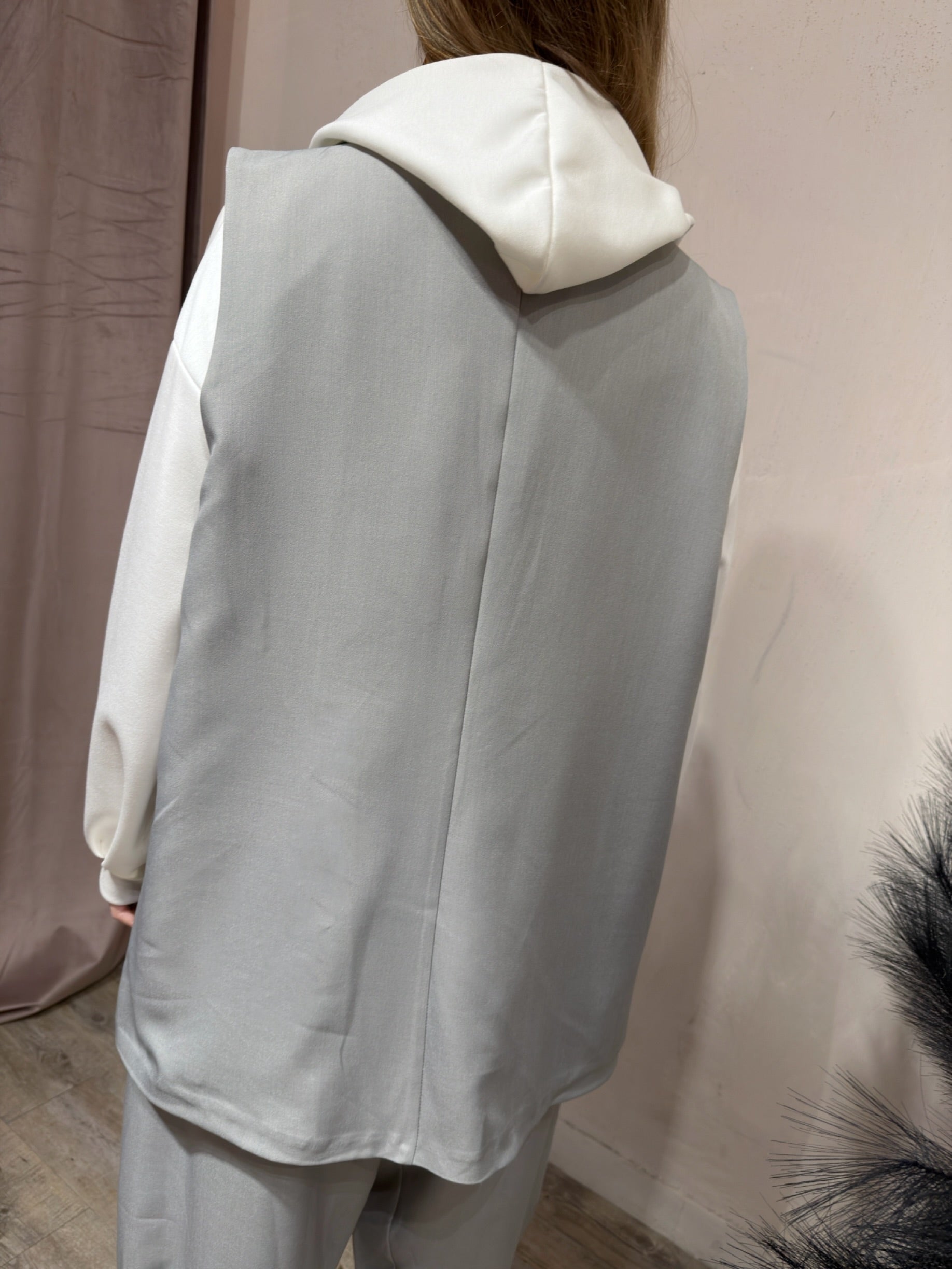 Gilet Ginevra Oversize +colori