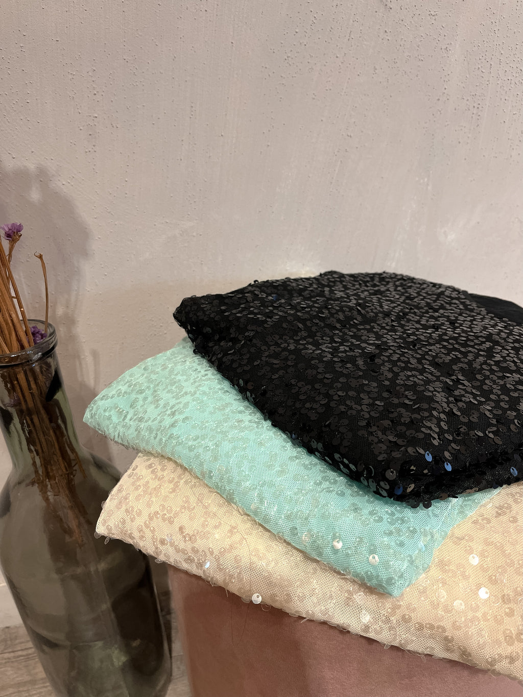 Maxi Canotta Over Paillettes +colori