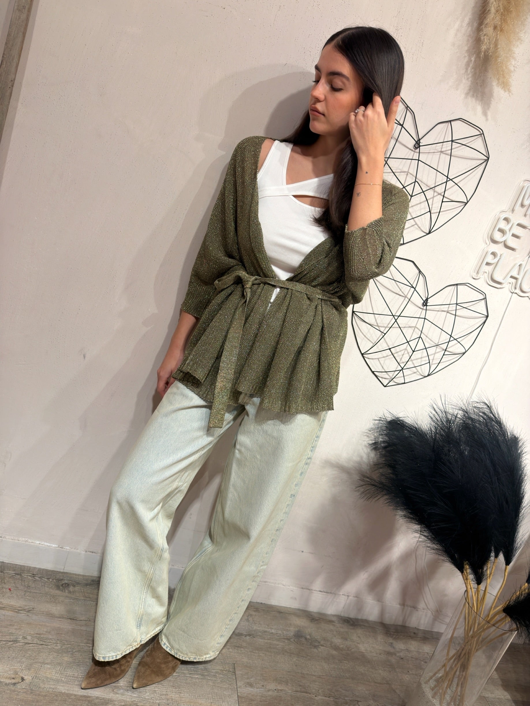Kimono Lurex Militare Kontatto