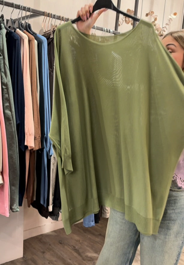 Maxi Maglia Filo Viscosa +colori