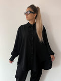 Maxi Camicia Drusilla Nero