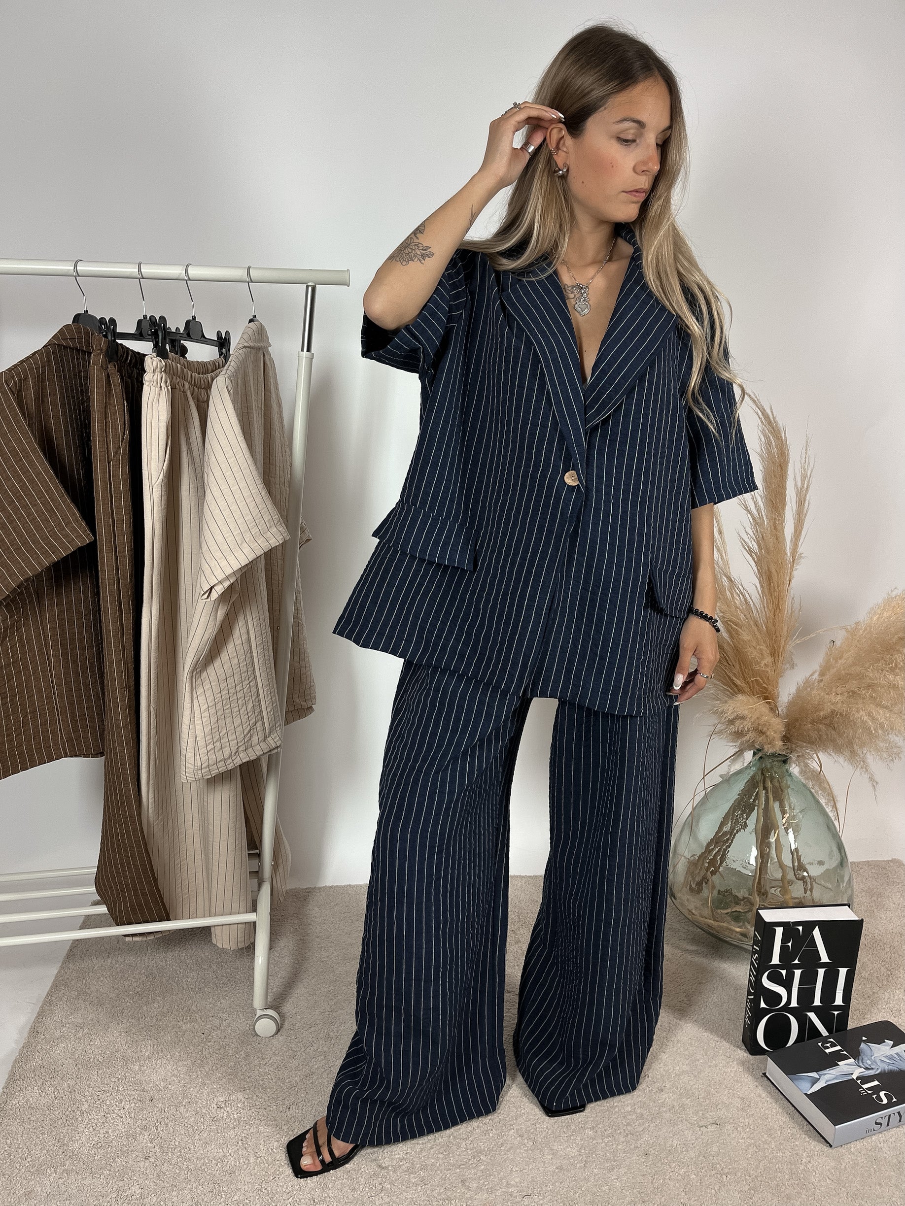 Tailleur Oversize Gessato +colori